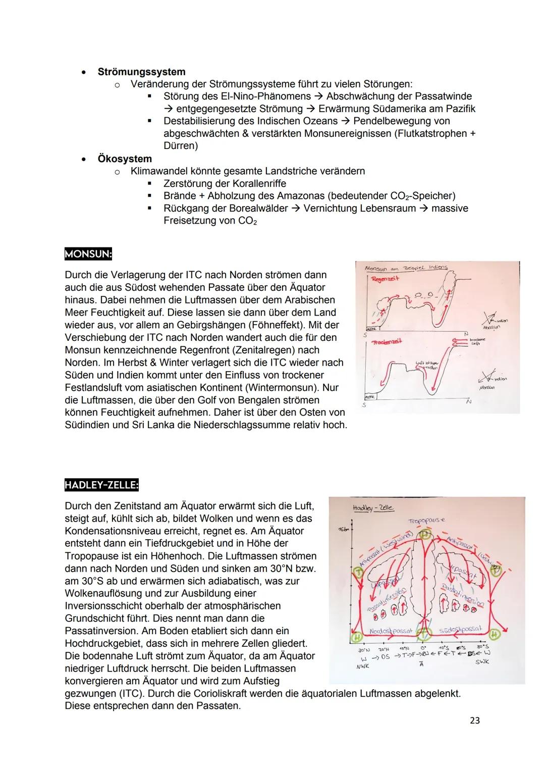 1. Anthropozän physische und humangeographische Systeme und die Wechselbeziehungen
zwischen Gesellschaft und Raum
1.1 Atmosphärisches Gesch