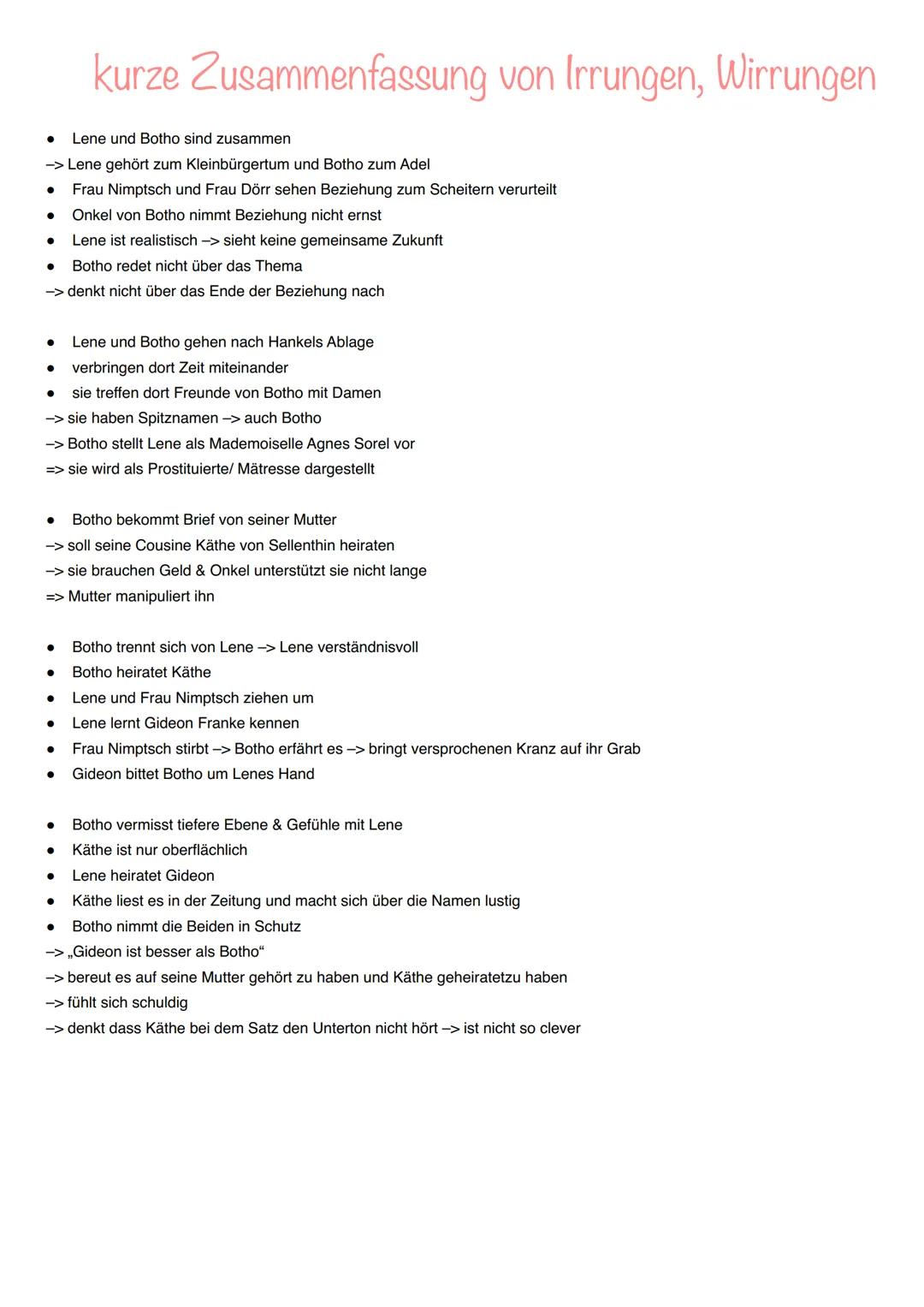 # 1. Kapitel
* Frau Nimptsch ist die Pflegemutter von Lene
* Nachbarin Frau Dörr geht Frau Nimptsch nach Pfingsten besuchen
* Lene ist mit