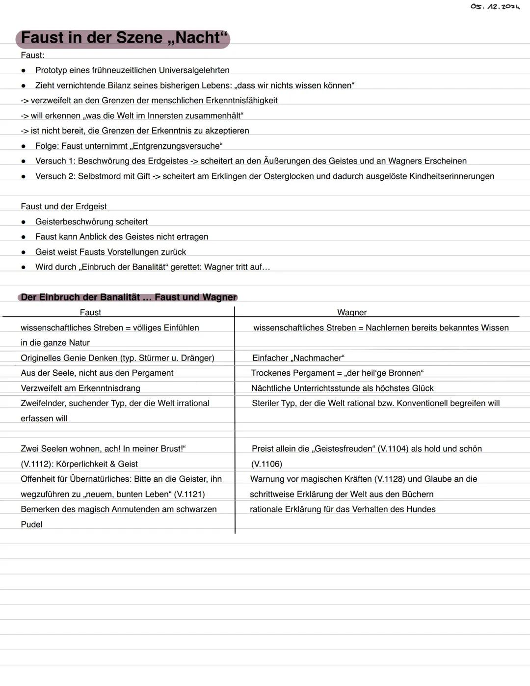 deutsch
— ♥ — # „Vor dem Tor": Der Osterspaziergang (S.25)
Ausgangssituation:
* nächtliche Entgrenzungsversuche des deprimierten Faust