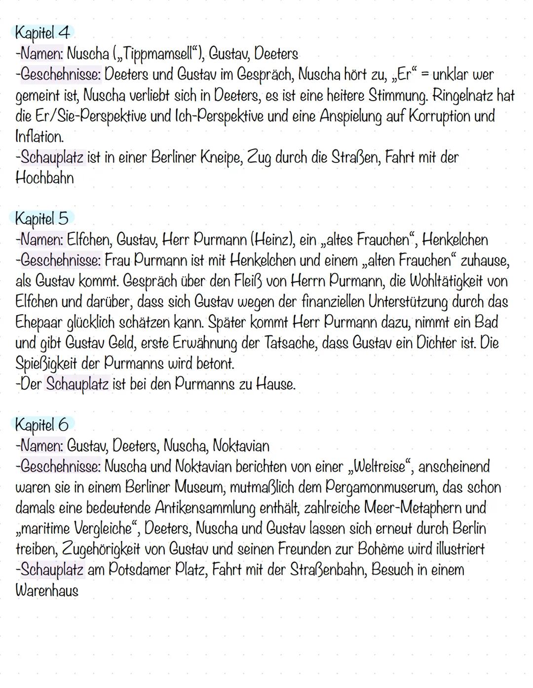 --- OCR Start ---
Figuren und Kapitel
Kapitel 1
-Namen: Wiga und Gustav
-Geschehnisse: Gustav und Wiga haben die Nacht zusammen verbracht un