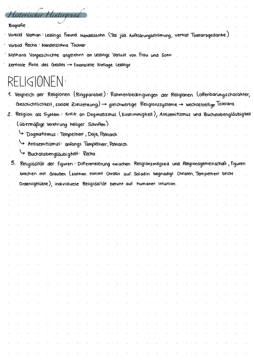--- OCR Start ---
nathan d. Weise
Grunddaten
Textgattung: Drama
Autor Lessing
Datum 1779; Uraufführung: 1763
Epoche Aufklärung
THEMA
Konflik