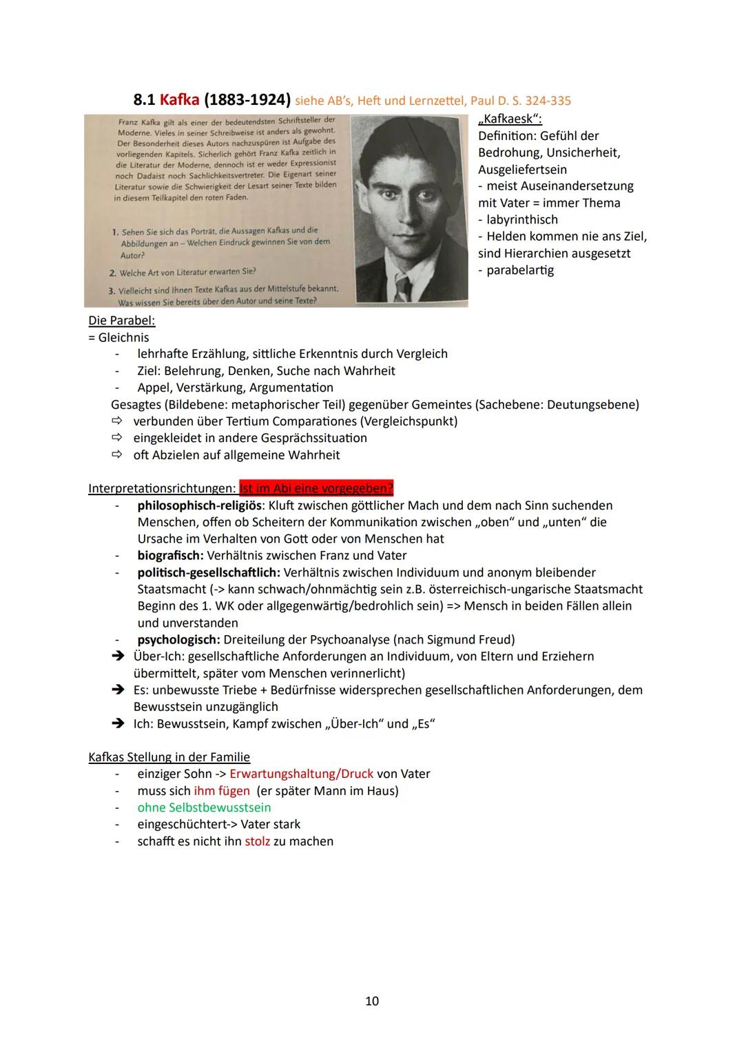 --- OCR Start ---
Fr. Baki (Drama)
1 Thema drauf rum (kafka)
Epik ku
Lykrik Gedicht vs?.)
Deutsch Abi: vier Vorschlage: 3 Vorschläge von ihr