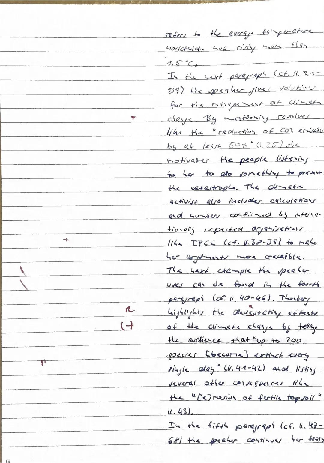 # LK Englisch
Klausur Nr. 2
24. November 2022
Speech given by Greta Thunberg in the European Parliament in Strasbourg at an
extraordinary