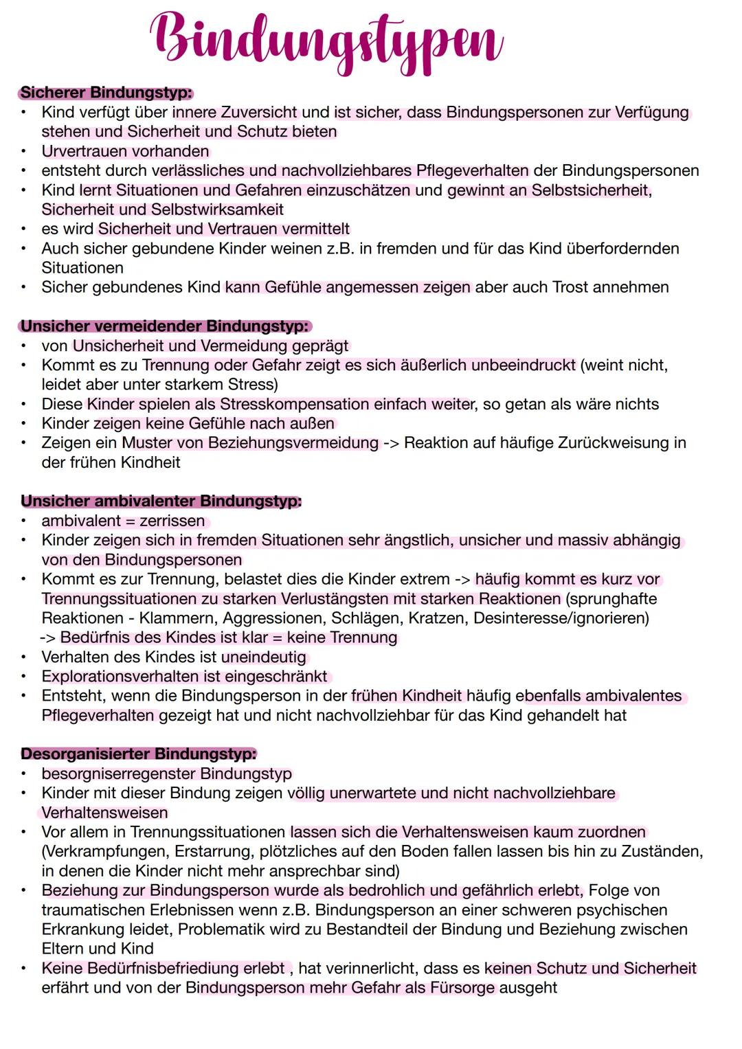 # Bindung
Grundbedürfnis: Bedürfnis nach Essen, Trinken, sozialer Bindung, Schlaf = lebenswichtige
Bedürfnisse
Bindungsperson: meistens Mu