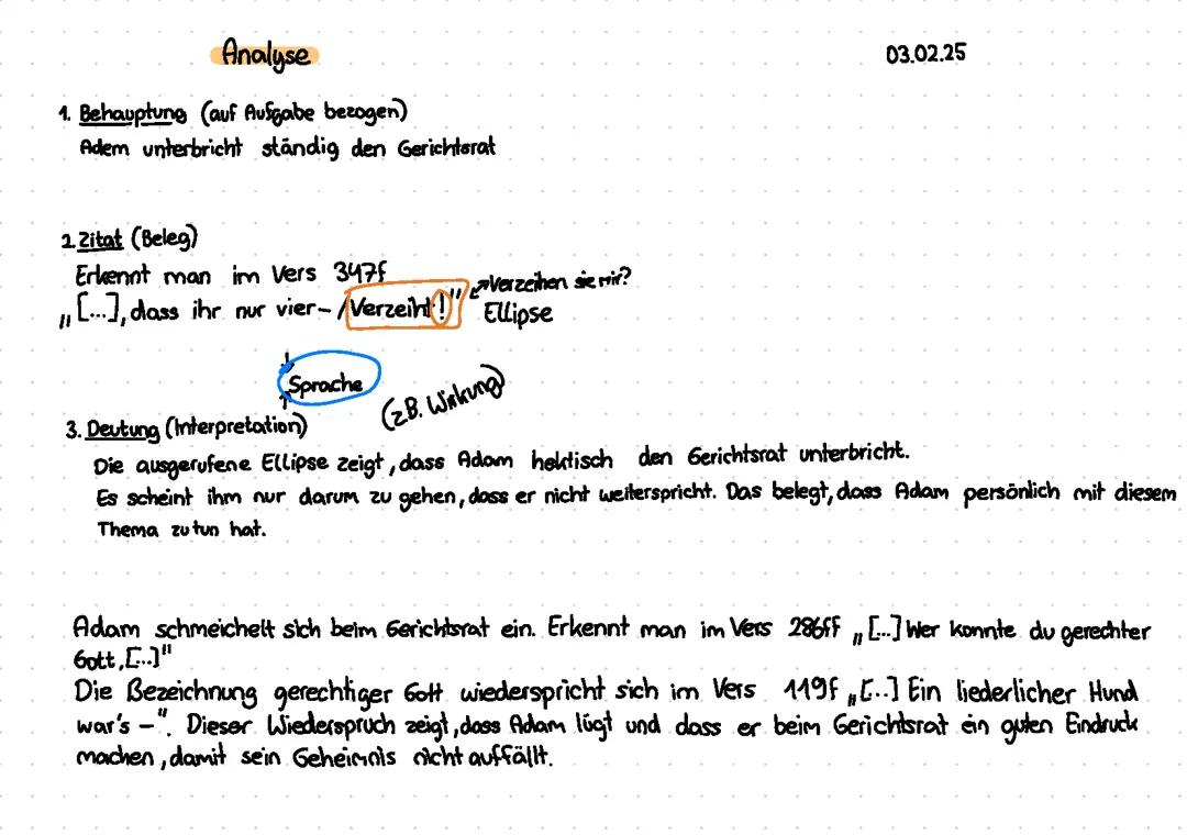 Szenenanalyse Deutsch Gk Q1 Lernzettel
