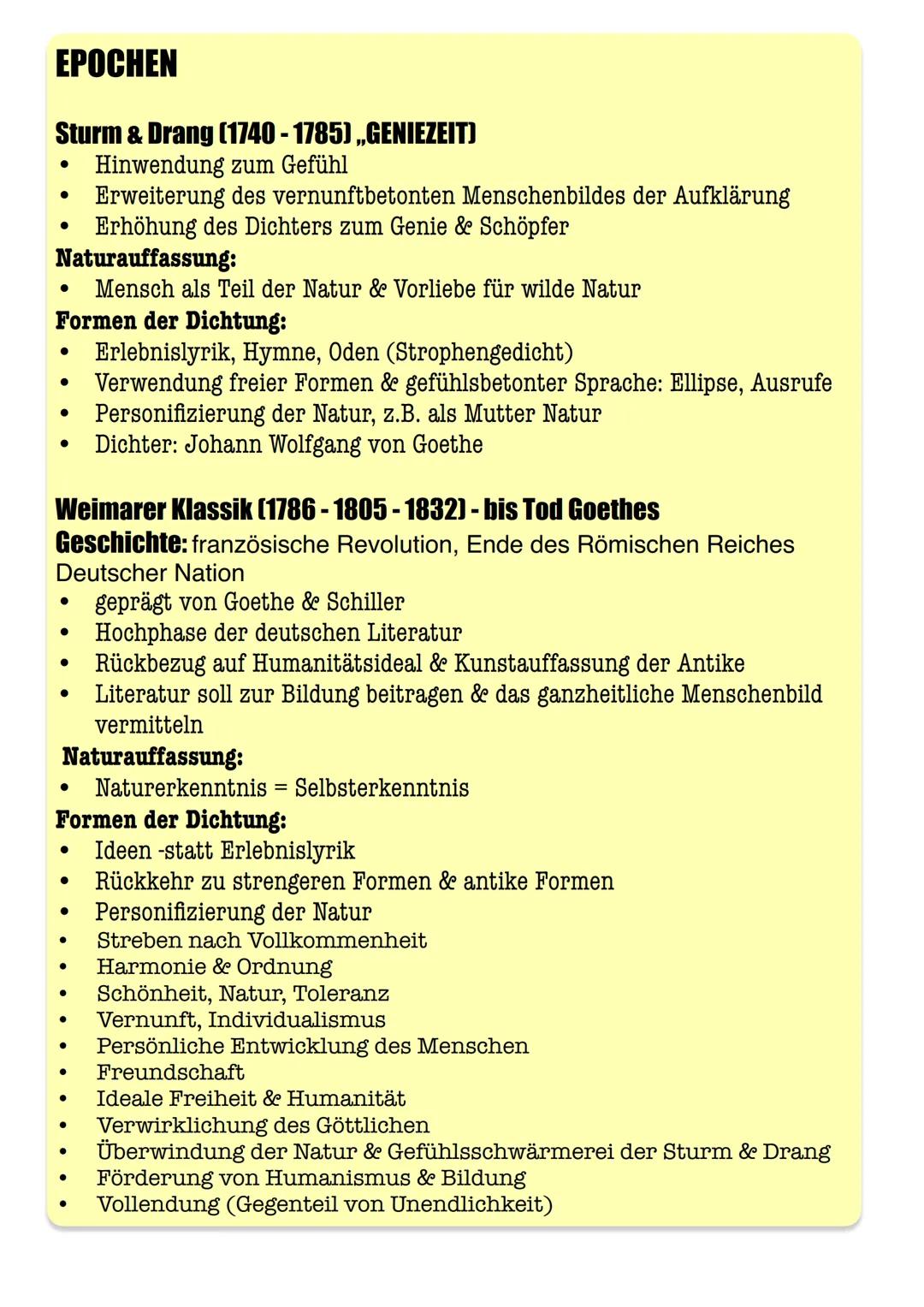 # Metaphorik der Natur
**Motive:**
- Wald, Wiese, Berge, Sonne, Tag, Meer, Wasser, Tiere
- Beziehung zwischen Mensch-Natur, Himmel-Erde
- M