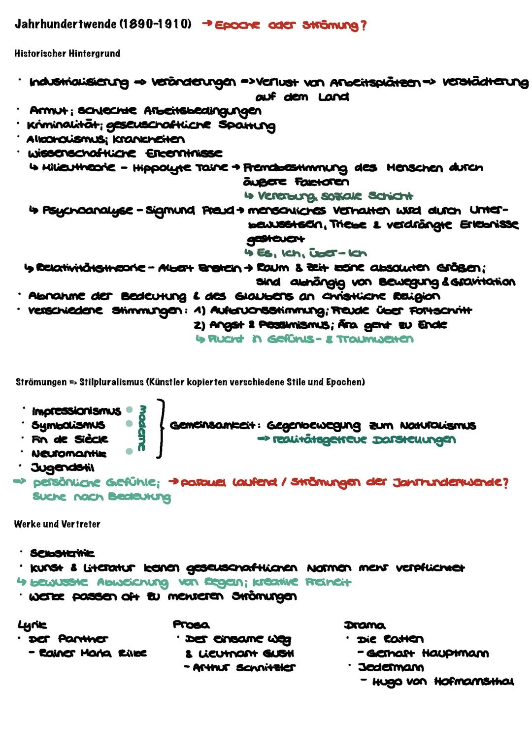 Jahrhundertwende & Lieutenant Gustl