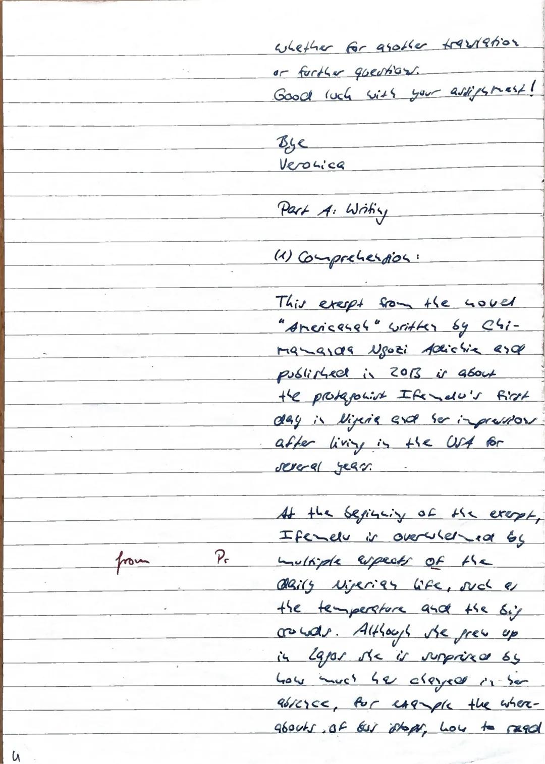 Leistungskurs Englisch 11
Klausur Nr. 4
27.4.2023
Part B: Mediation
Der Nelson Mandela der Literatur
Von Anna Augusci
50 Der Nigerianer
