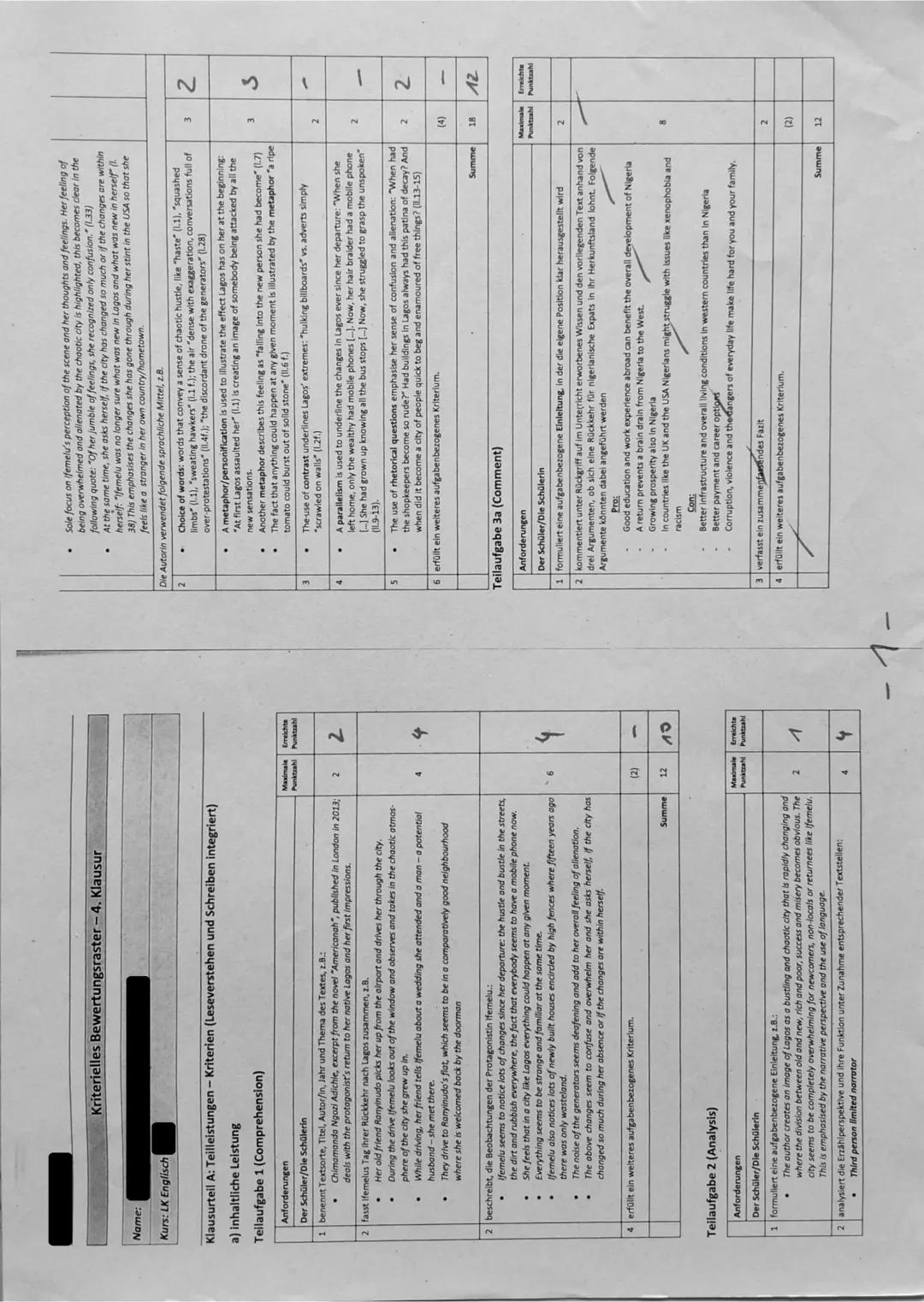 Leistungskurs Englisch 11
Klausur Nr. 4
27.4.2023
Part B: Mediation
Der Nelson Mandela der Literatur
Von Anna Augusci
50 Der Nigerianer