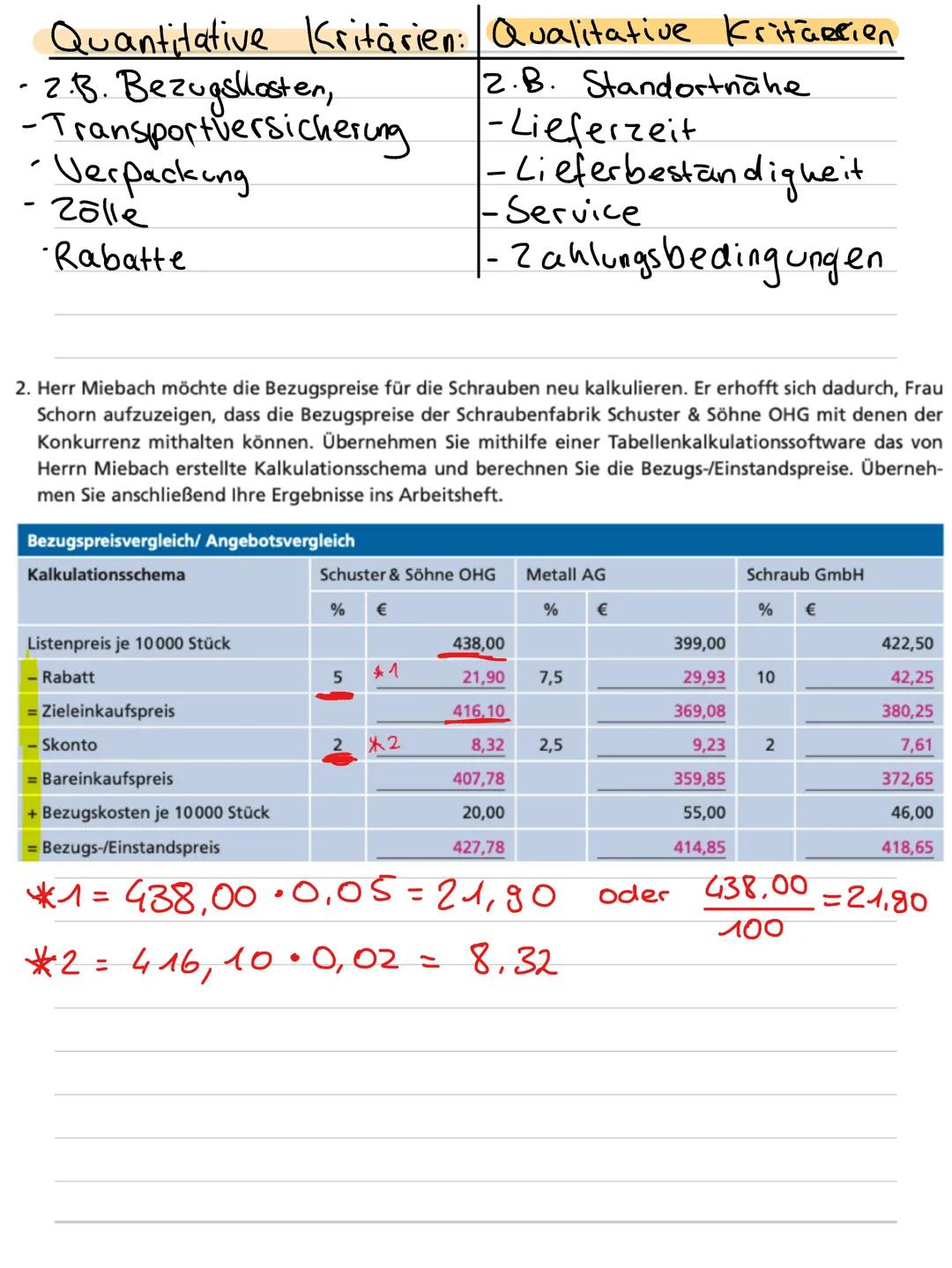 # Beschaffung
Quantitativer und Qualitativer Angebots vergleich:
Quantitativer Angebots vergleich
wichtiges Kritārium für Auswahl eines Ang