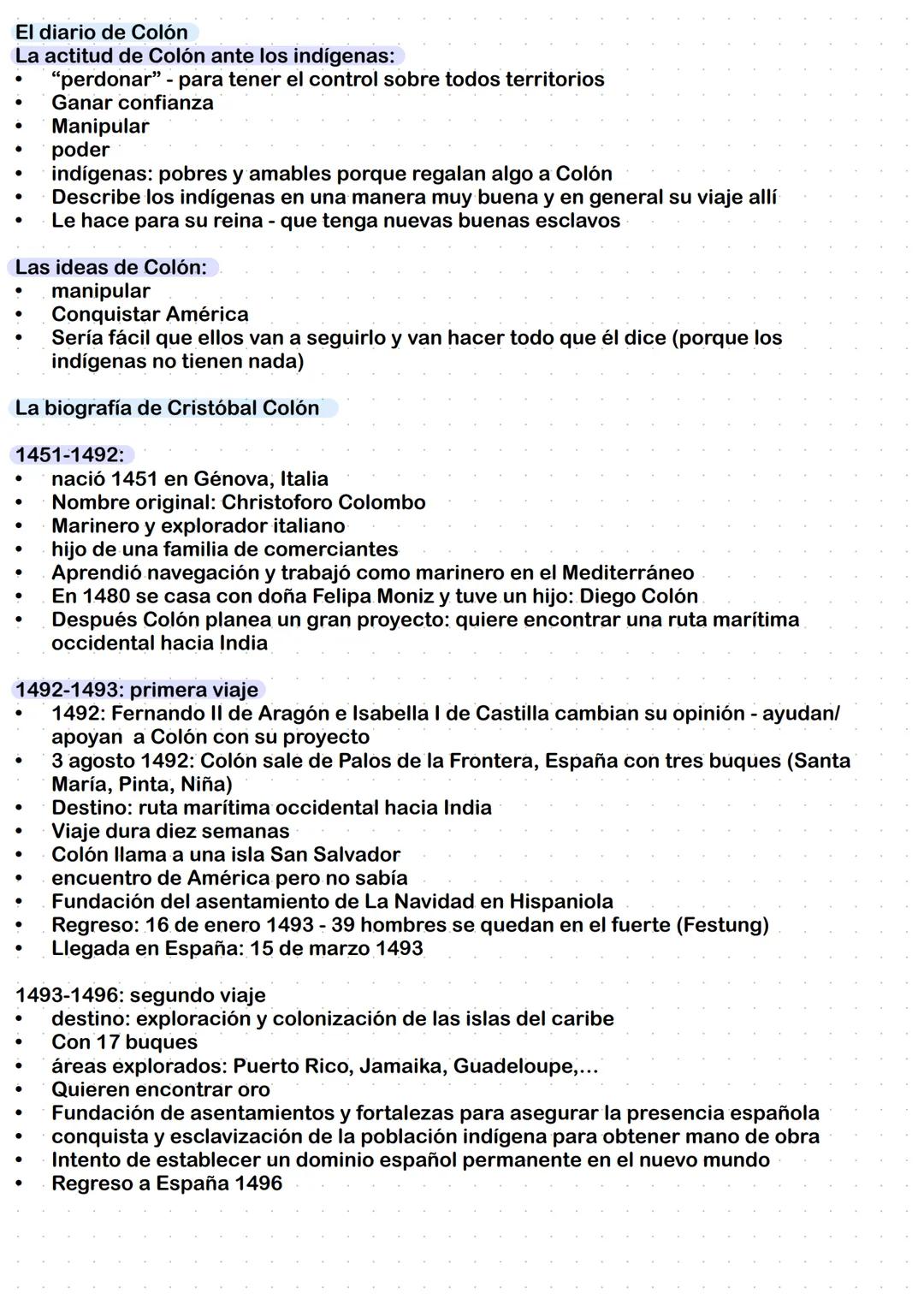Español
Q1.1 La conquista de América (Die Eroberung Amerikas)
El año 1492: descubrimiento, conquista o encuentro
Colón quería ir a las ind