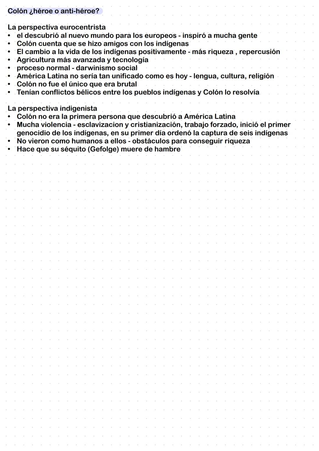 Español
Q1.1 La conquista de América (Die Eroberung Amerikas)
El año 1492: descubrimiento, conquista o encuentro
Colón quería ir a las ind