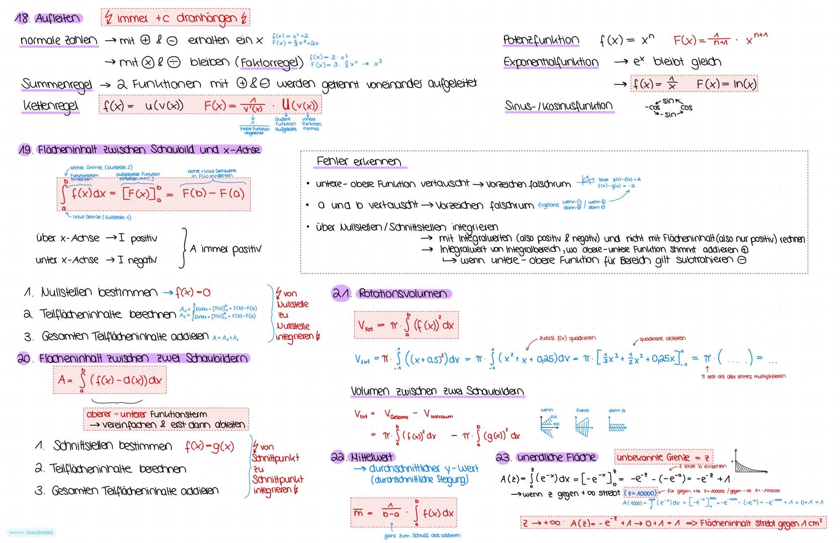 # Mathe Abi Lernzettel
## I. Analysis
### 1. ganzrationale Funktionen (Polynome)
**Lineare Funktionen / Geraden (1. Grades)**
$y = m \cd