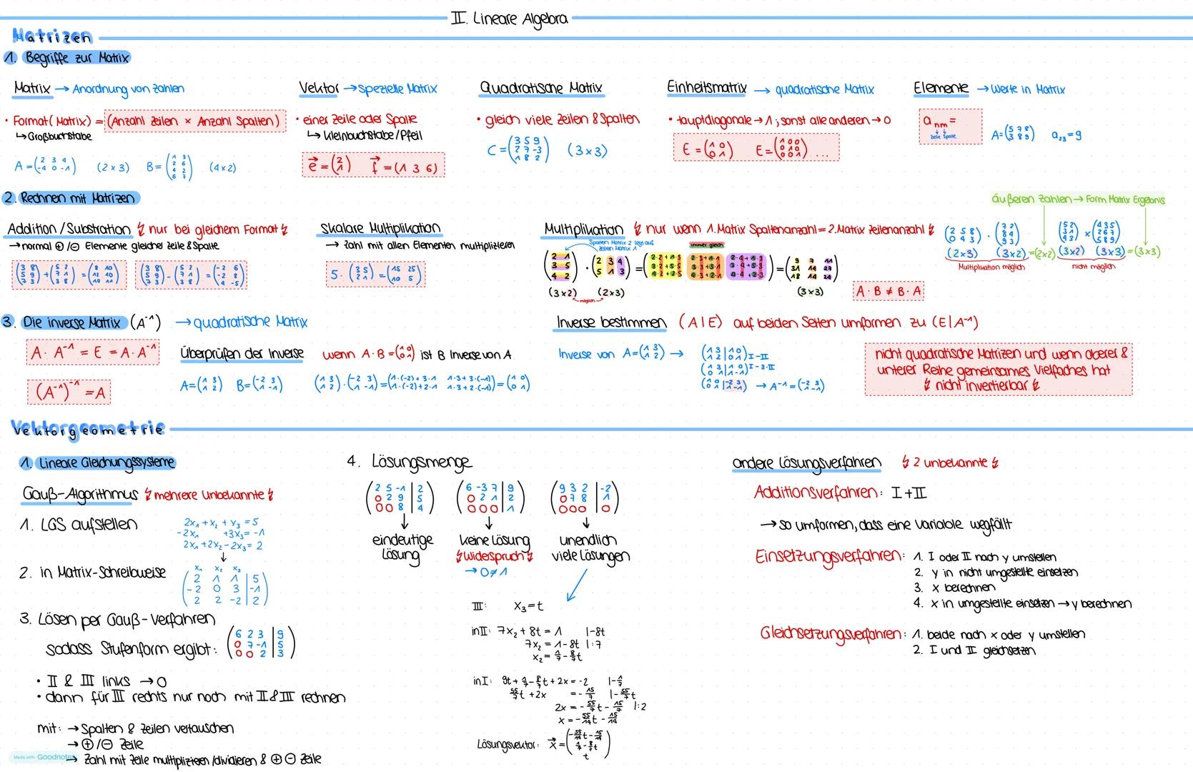 # Mathe Abi Lernzettel
## I. Analysis
### 1. ganzrationale Funktionen (Polynome)
**Lineare Funktionen / Geraden (1. Grades)**
$y = m \cd