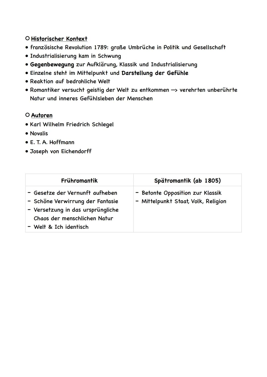 # ROMANTIK
1790-1835
* Weltbild und Menschenbild
* Vernunft und Wissenschaftsglaube haben Welt entzaubert
* Intention
* Literatur: strebe
