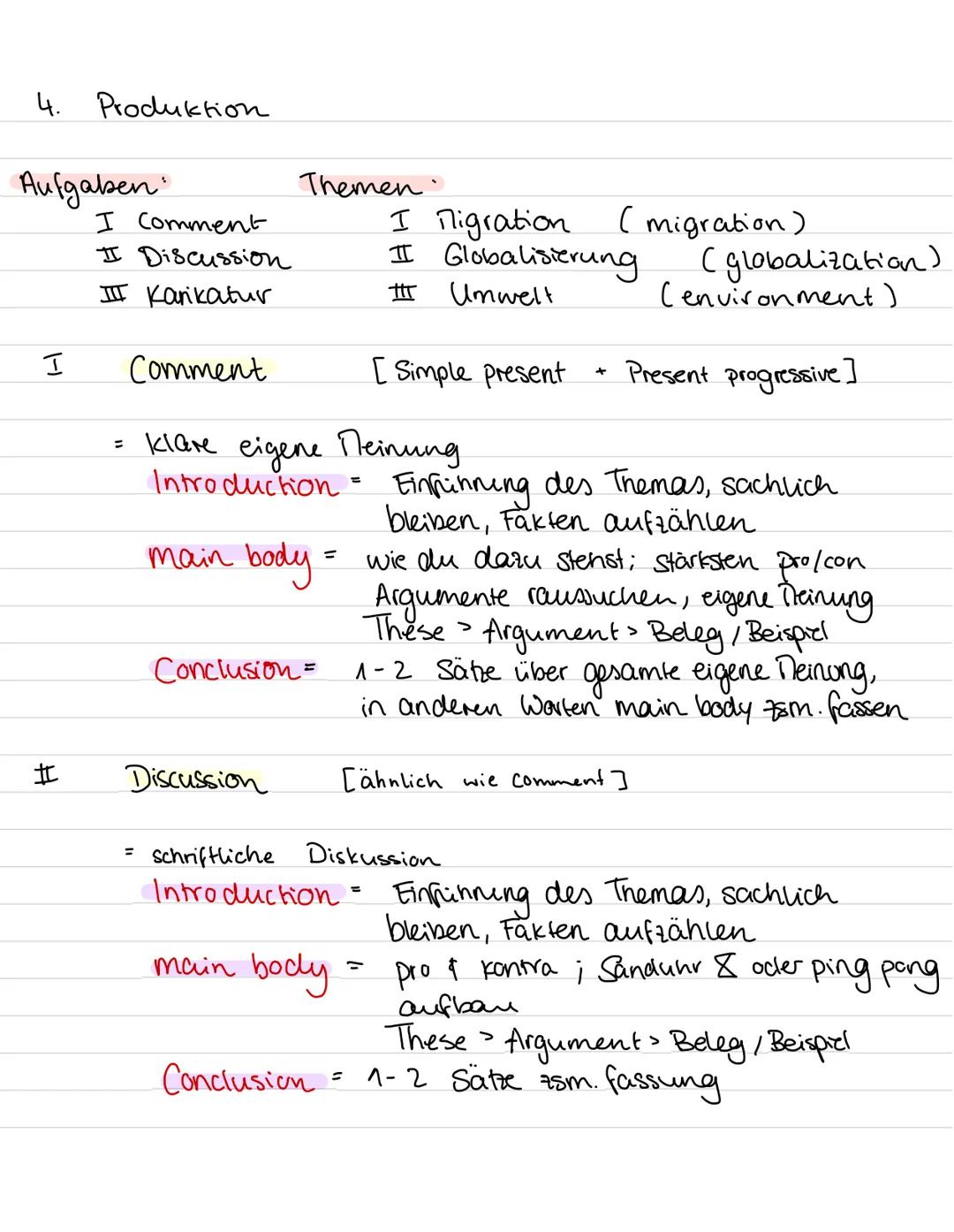 ALEYNA
ENG
ABI Aufgaben
1. Hörverstehen
2. Leseverstehen
3. Nediation
3.1 Translate Eng $\rightarrow$ Ger
3.2 Summarize GeR $\rightar
