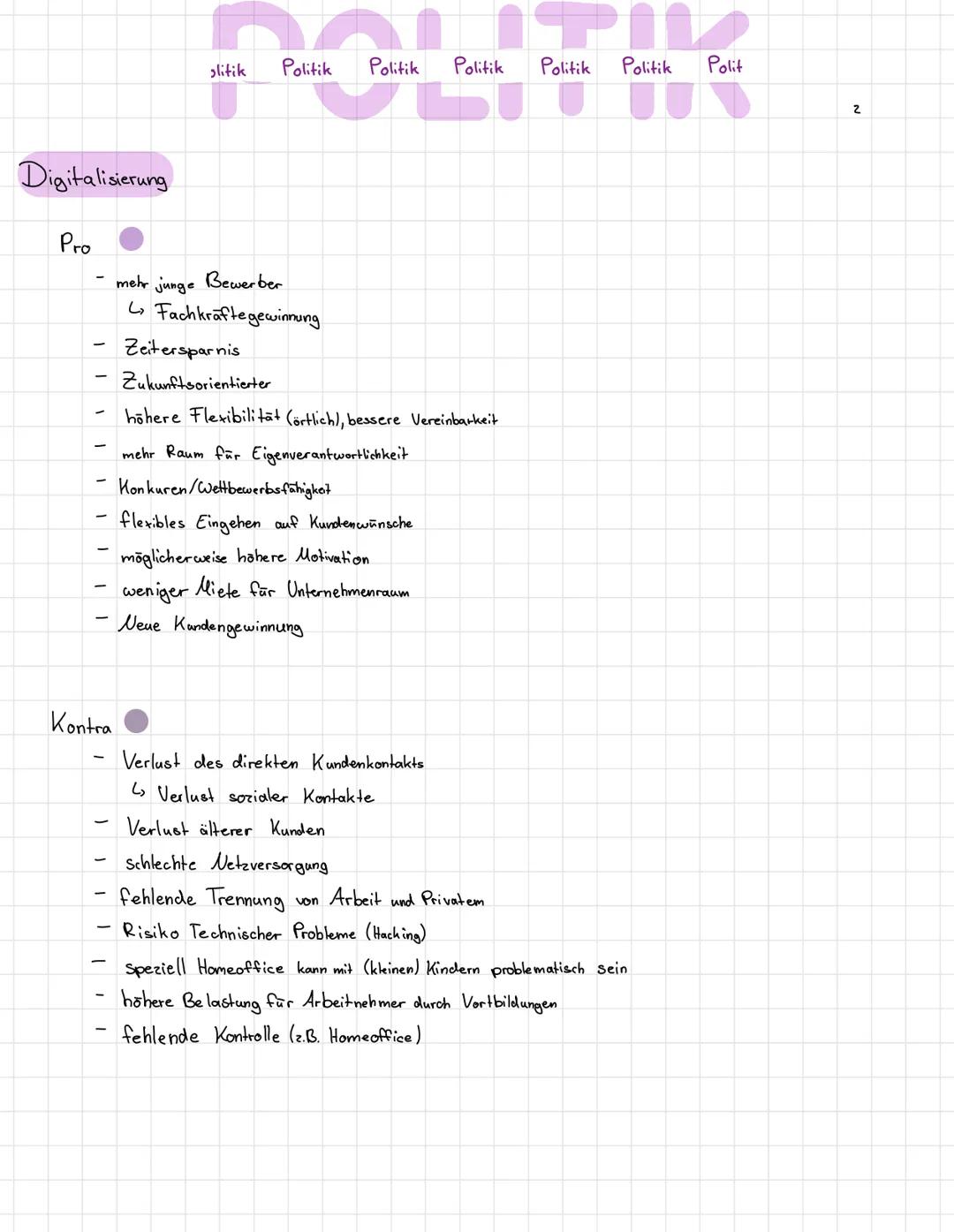 # Digitalisierung
## Auswirkungen
- Automatisierungrisiko besonders hoch für Bereiche, die Präzision und Routine benötigen
- da viele Proz