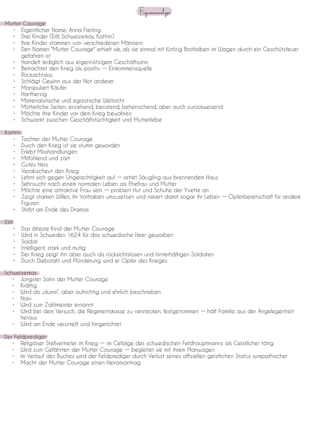 # Mutter Courage Zusammenfassung
Inhaltsangabe/Zusammenfassung
In dem 1939 entstandenen Drama Mutter Courage und ihre Kinder begleitet Ber