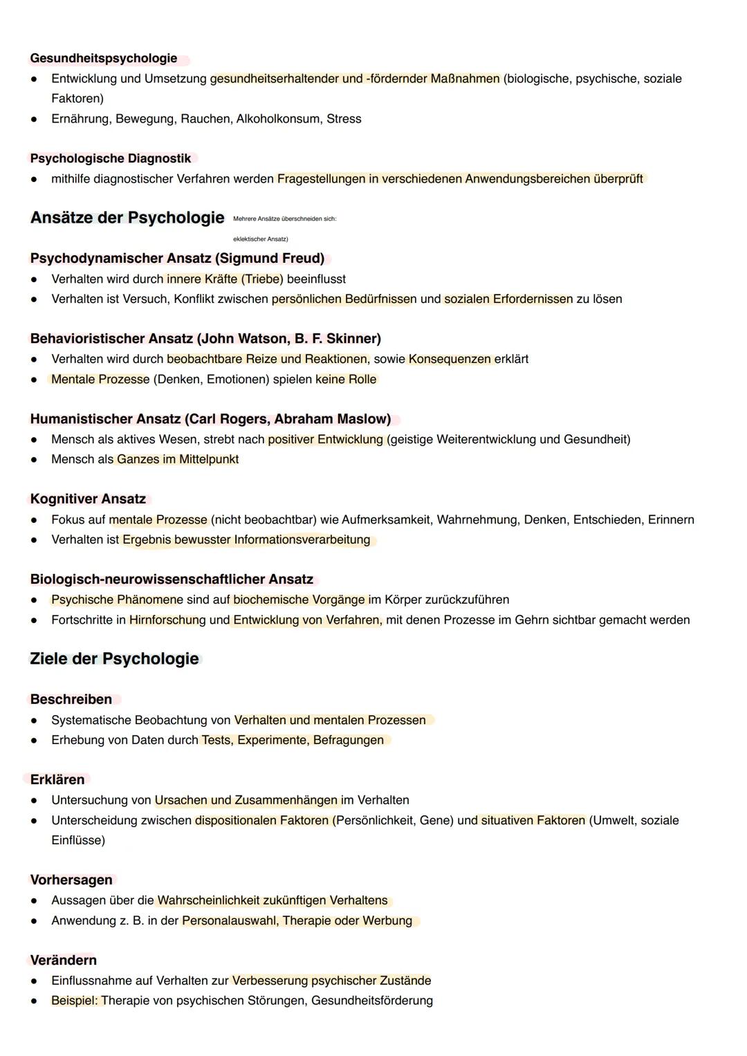 # Was ist Psychologie?
## Definition
* Begriff "Psychologie" stammt aus dem Griechischen:
* "psyche" = Seele, Gemüt
* "logos" = Kunde, Wis