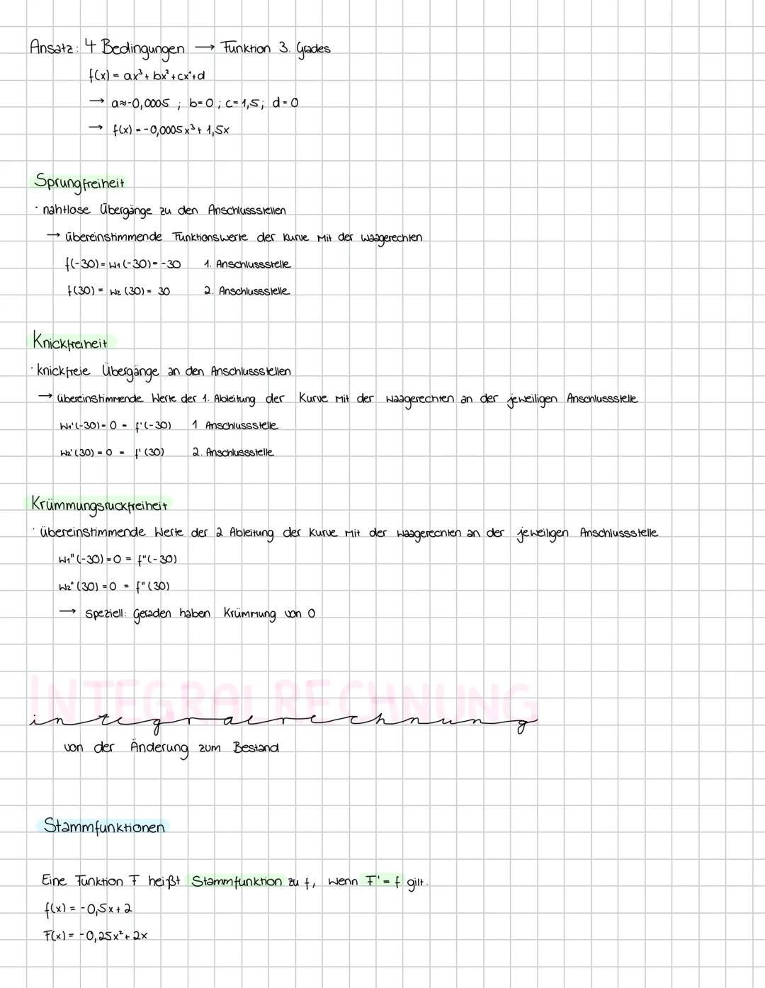 # 1.hinreichende Bedingung
$f''(x) > 0$ $\rightarrow$ Tiefpunkt
$f''(x) < 0$ $\rightarrow$ Hochpunkt
$\rightarrow$ Extremstelle von $f$