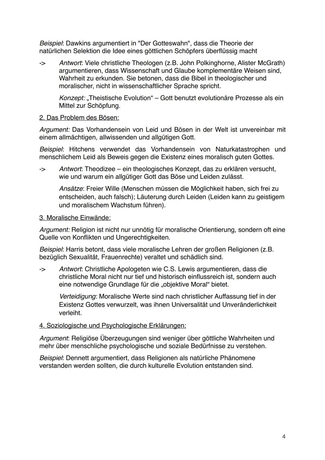 # Religion
1. Verständnis von Gott, Göttlichem und Transzendenz
a.) Grundlegendes Verständnis von Gott, Göttlichem und/oder Transzendenz i