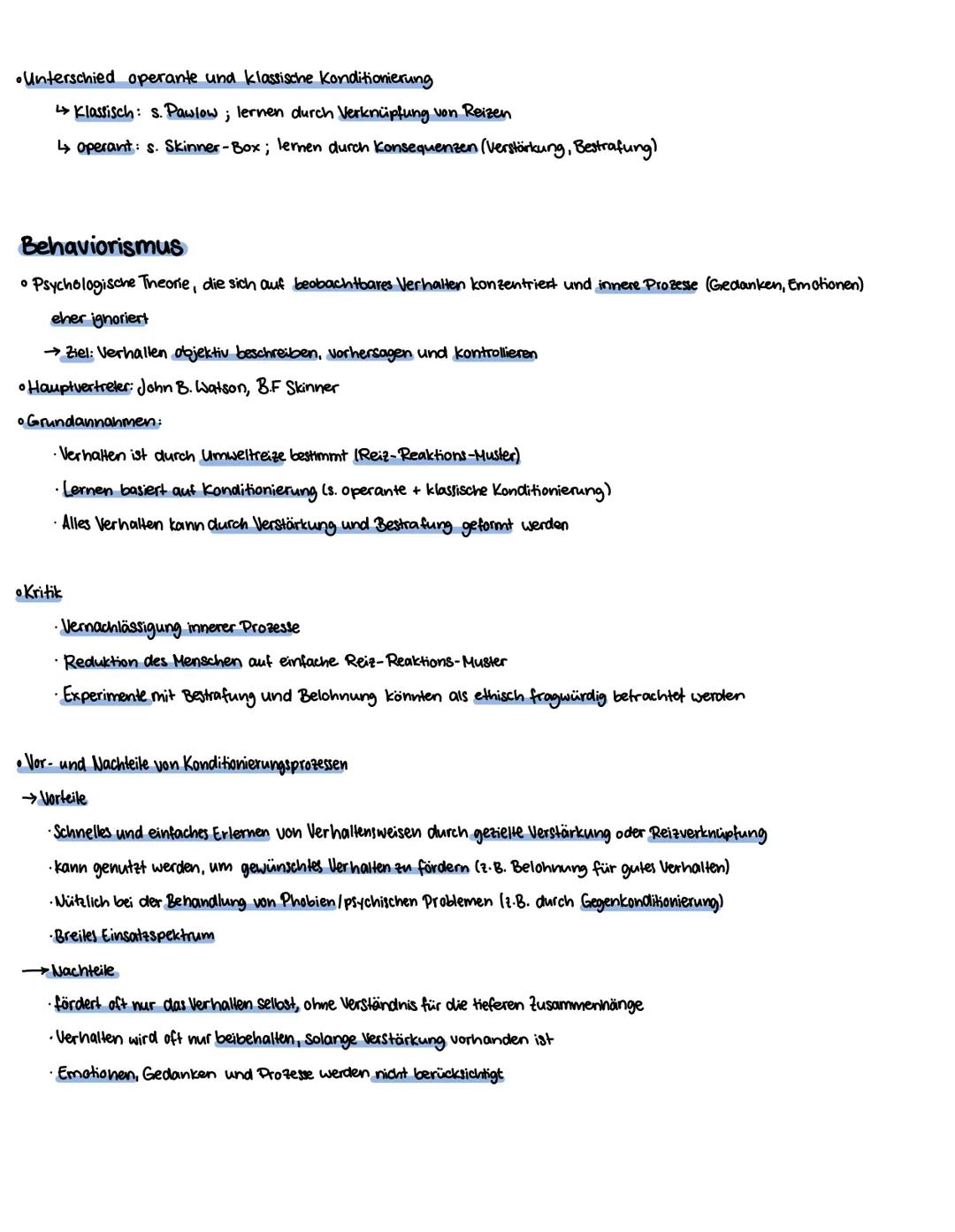 Klassische Konditionierung anhand Litle Albert und Pawlowscher Hund
• Iwan Petrowitsch Pawlow (1849-1936)
↳ Ausgangspunkt: Beobachtung, dass