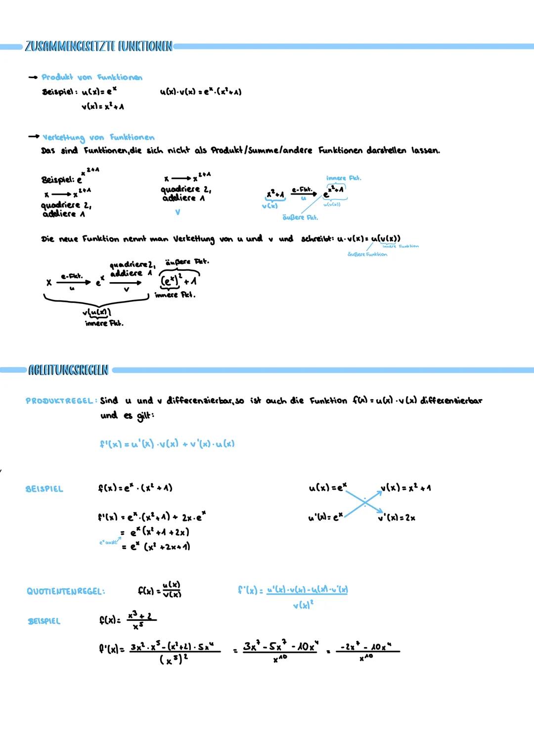 ## Analysis
### GRUNDLAGEN FUNKTIONEN
**LINEARE FUNKTION**  y=mx+n
**QUADRATISCHE FUNKTION** y=ax²+bx+c
→ Normalparabel: y=x²
→ Normalfo