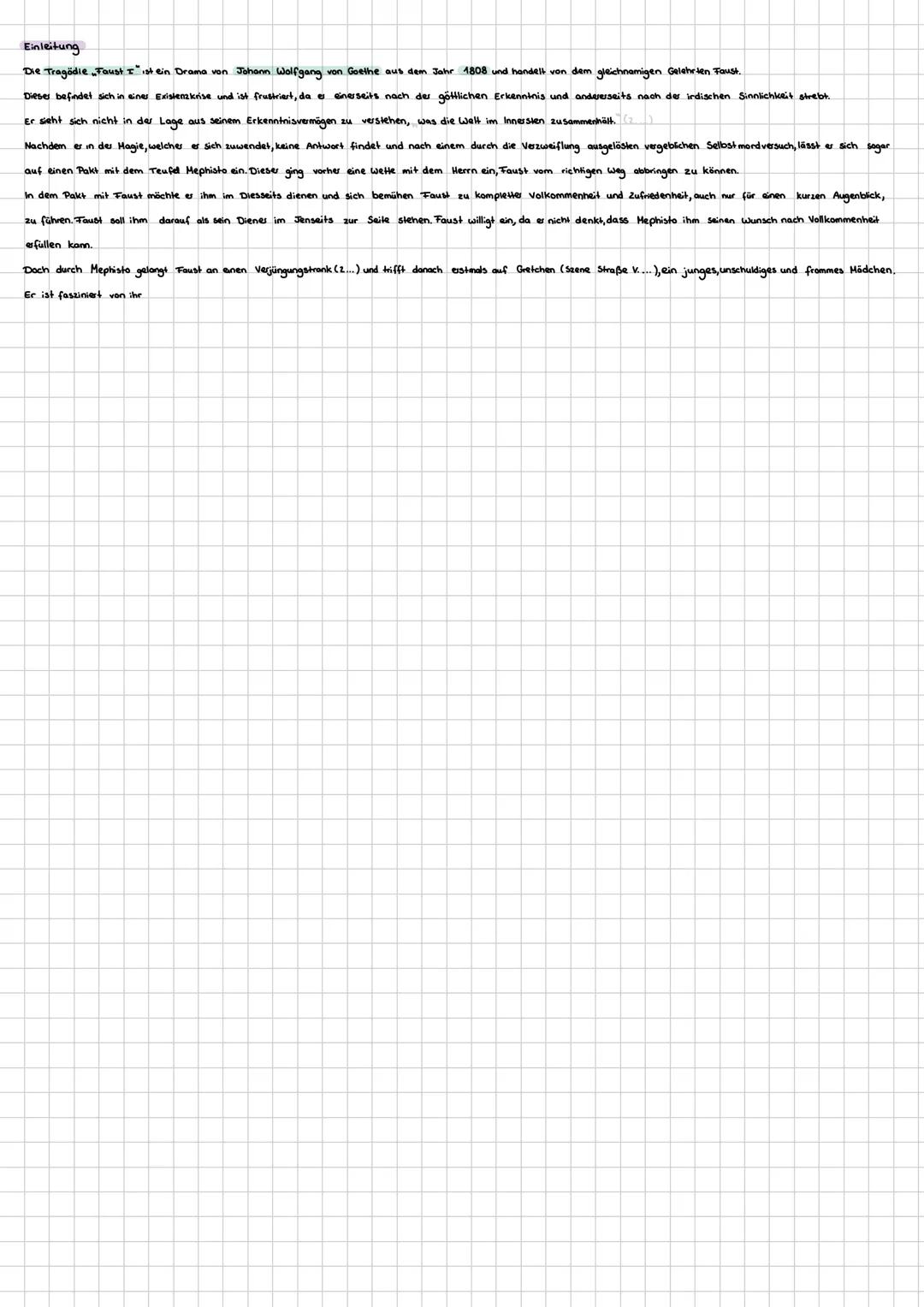 ## Literarische Erörterung - Faust
### Linear
* Thema: W-Frage: Warum?, Aus welchen Gründen...?, welche Gefahren...?
* Einfache Aufforderun