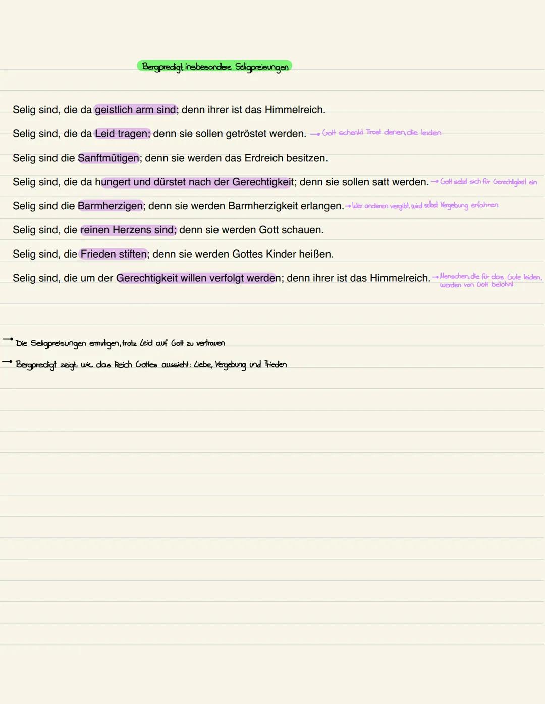 # Q1.1 Jesus Christus und die Verkündigung des Reiches Gottes. Wozu ermutigt Jesus uns und was mutet Jesus uns zu?
Leben und Verkündigung J