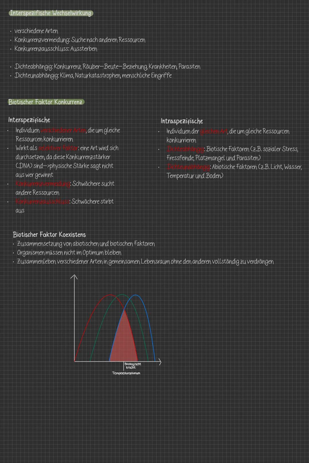 ## Abiturvorbereitung ōkologie
Abiotische Faktoren
Abiotisch: Nicht-lebende Elemente der Umwelt (Temperatur, Wasser, Licht, Bodenbeschaffenh