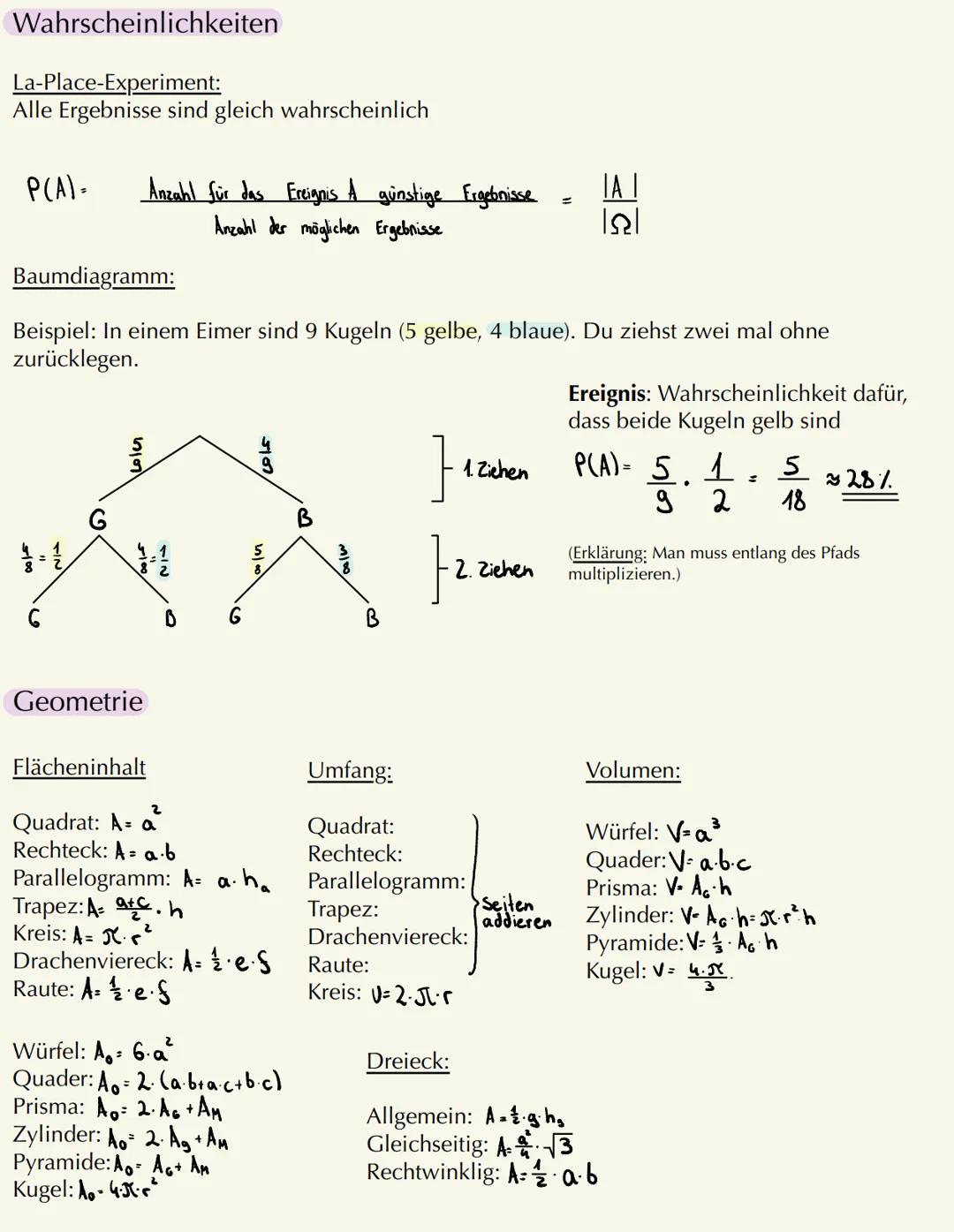# Mathe - BLF Vorbereitung
Prozentrechnung
$G=\frac{W}{P}$ $H \cdot G \cdot p$ $p=\frac{W}{G}$
$G$. Grundwert
$W$= Prozentwert
$p$= Proze