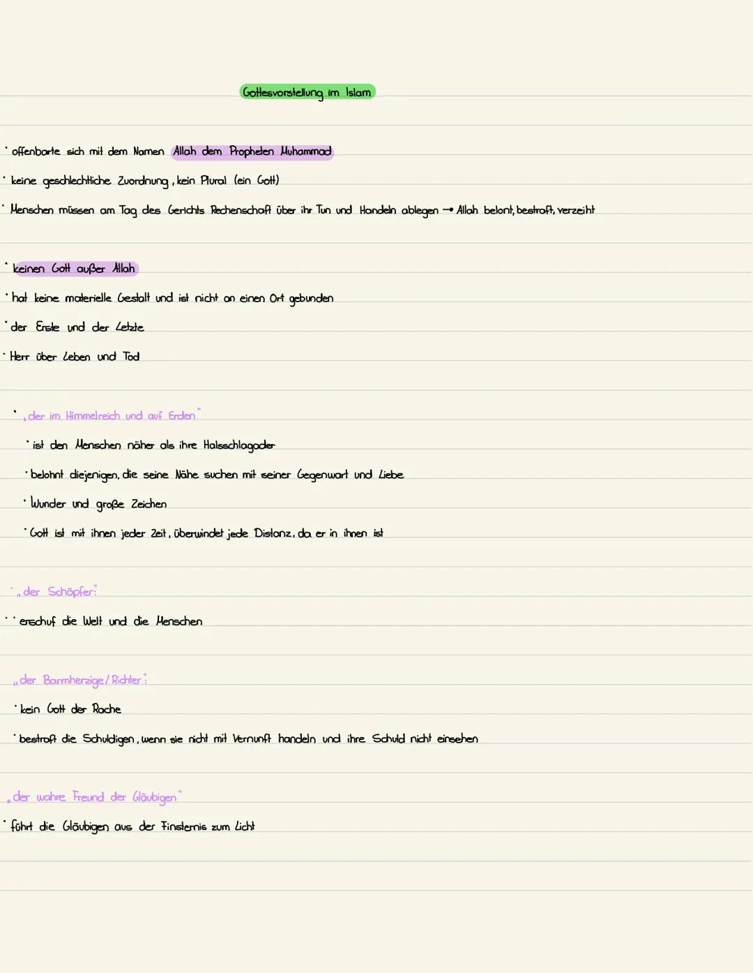 Q2.1 Grundvorstellungen in Bibel und Tradition. Wie ist Gott?
Gottesbilder:
JHWH: Im alten Testament
Jahwe, Gott offenbart sich Mose der f