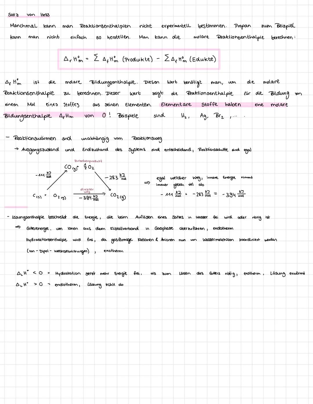 --- OCR Start ---
Energetik chemischer Reaktionen
Energieerhaltungssatz/ 1. Hauptsatz der Thermodynamik:
Energie kann weder verbraucht noch