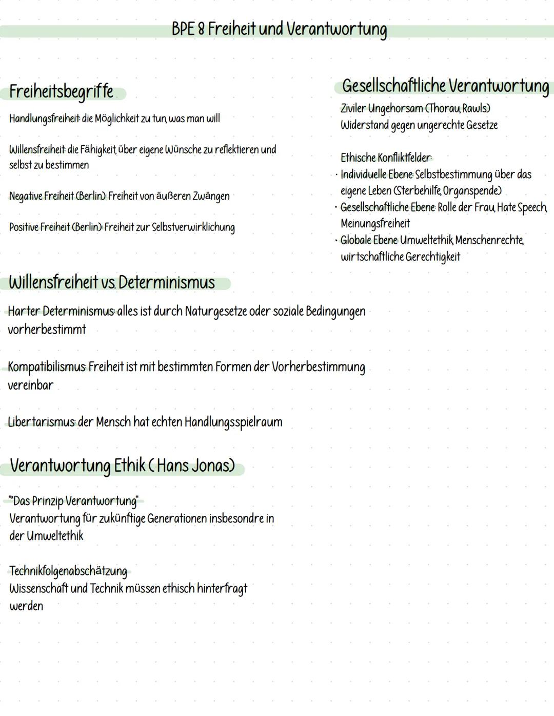BPE 6 Moralbegründung und Moralethik
Kriterien eines Gelungenen Lebens
• Glück (eudamonia, Zufriedenheit)
• Aristoteles tugendethik
• Pflich