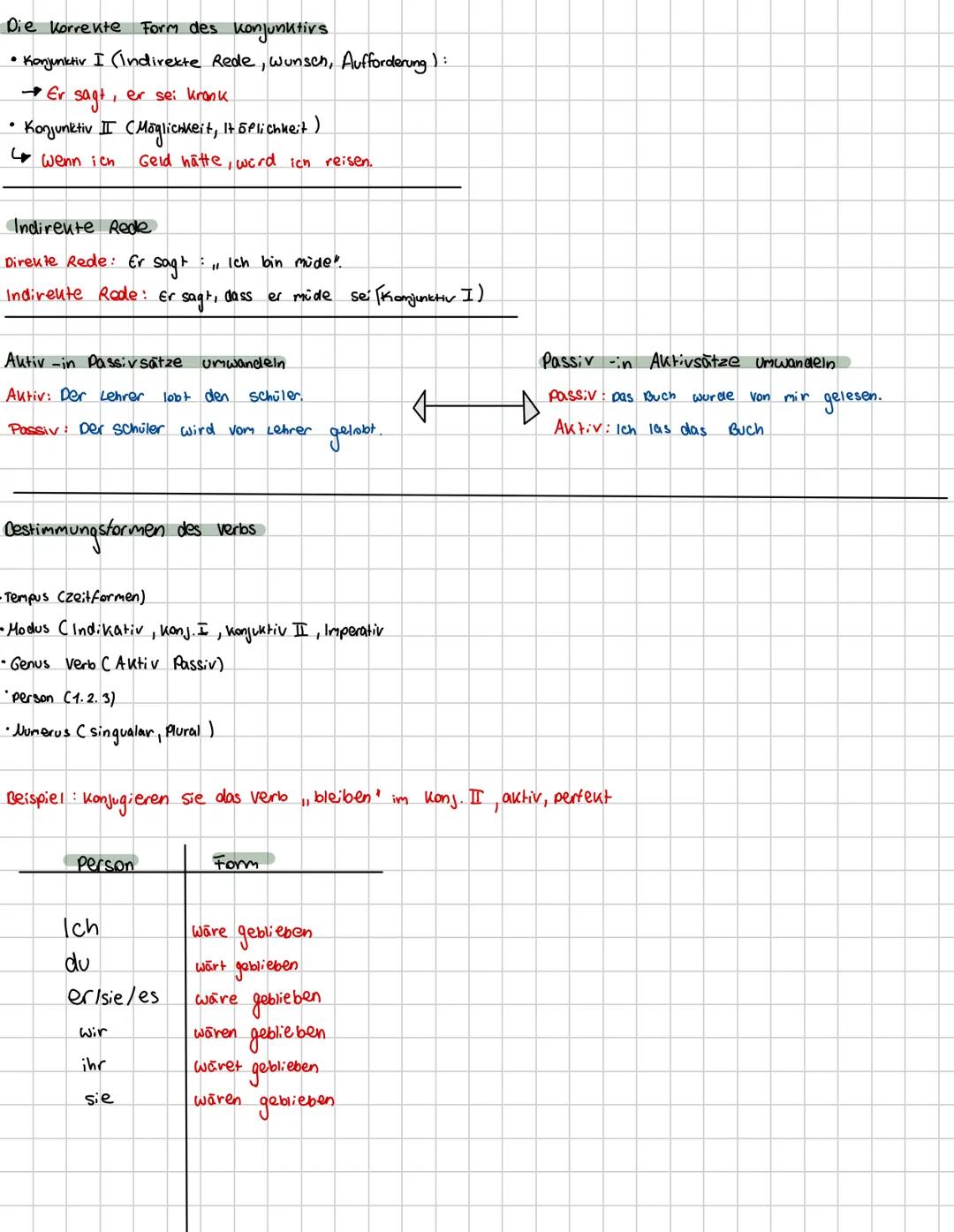 # Grundlagen der Grammatik
Wortarten bestimmen
* **Nomen (Substantive):** Tisch, Auto
* **Verben:** gehen, schreiben
* **Adjektive:** schö