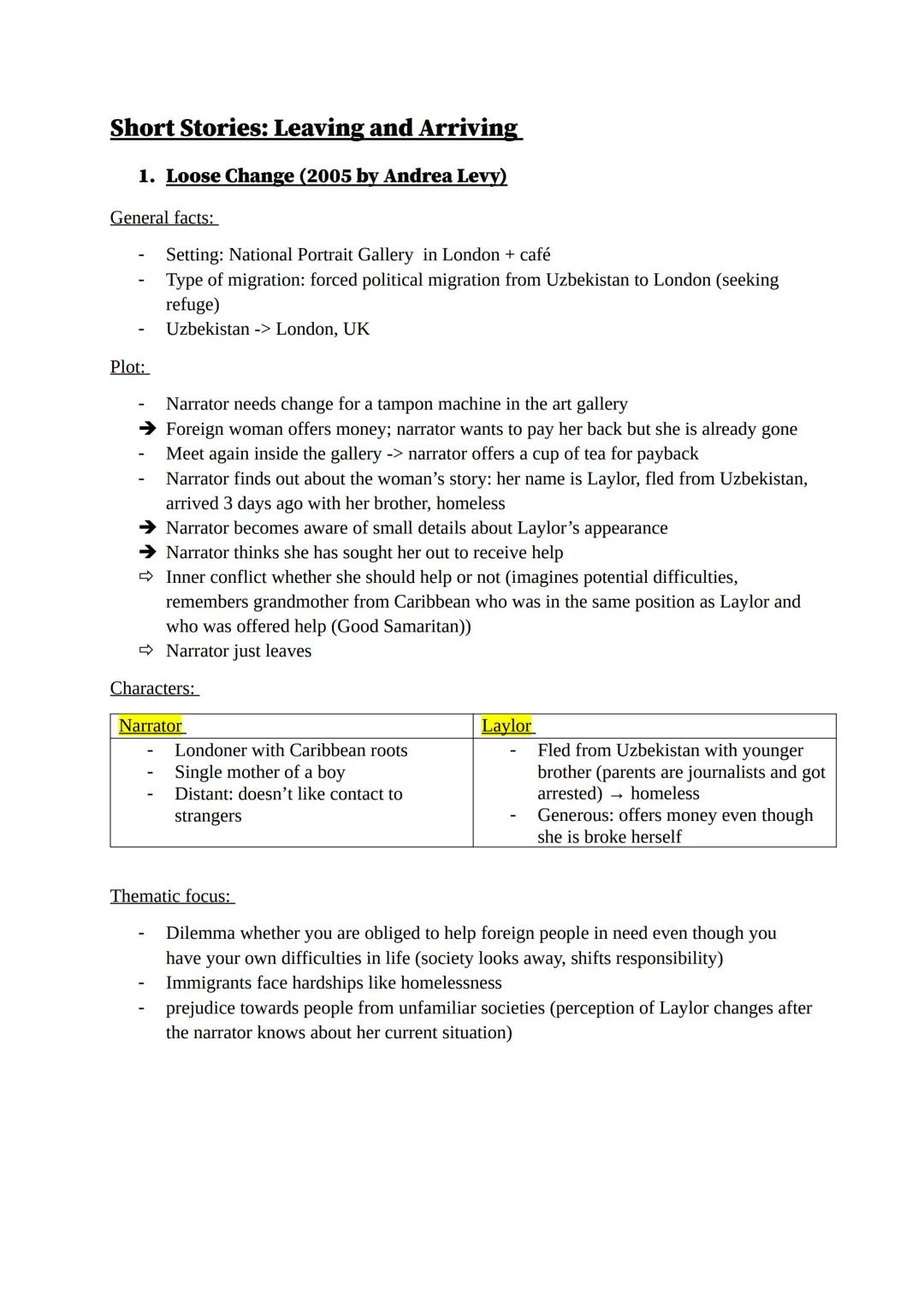 Short Stories Leaving and Arriving Abi25 bw
