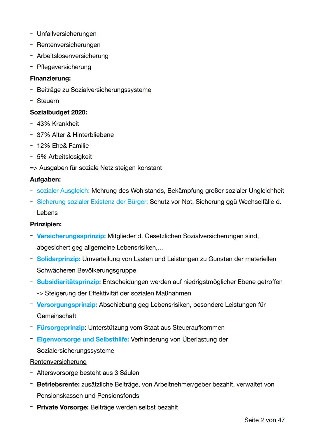 # Politik Lernzettel Abitur
1. Gesellschaft im Wandel
**Demografischer Wandel**
Demografischer Wandel in D:
- Alterung: Rente, med. Fort