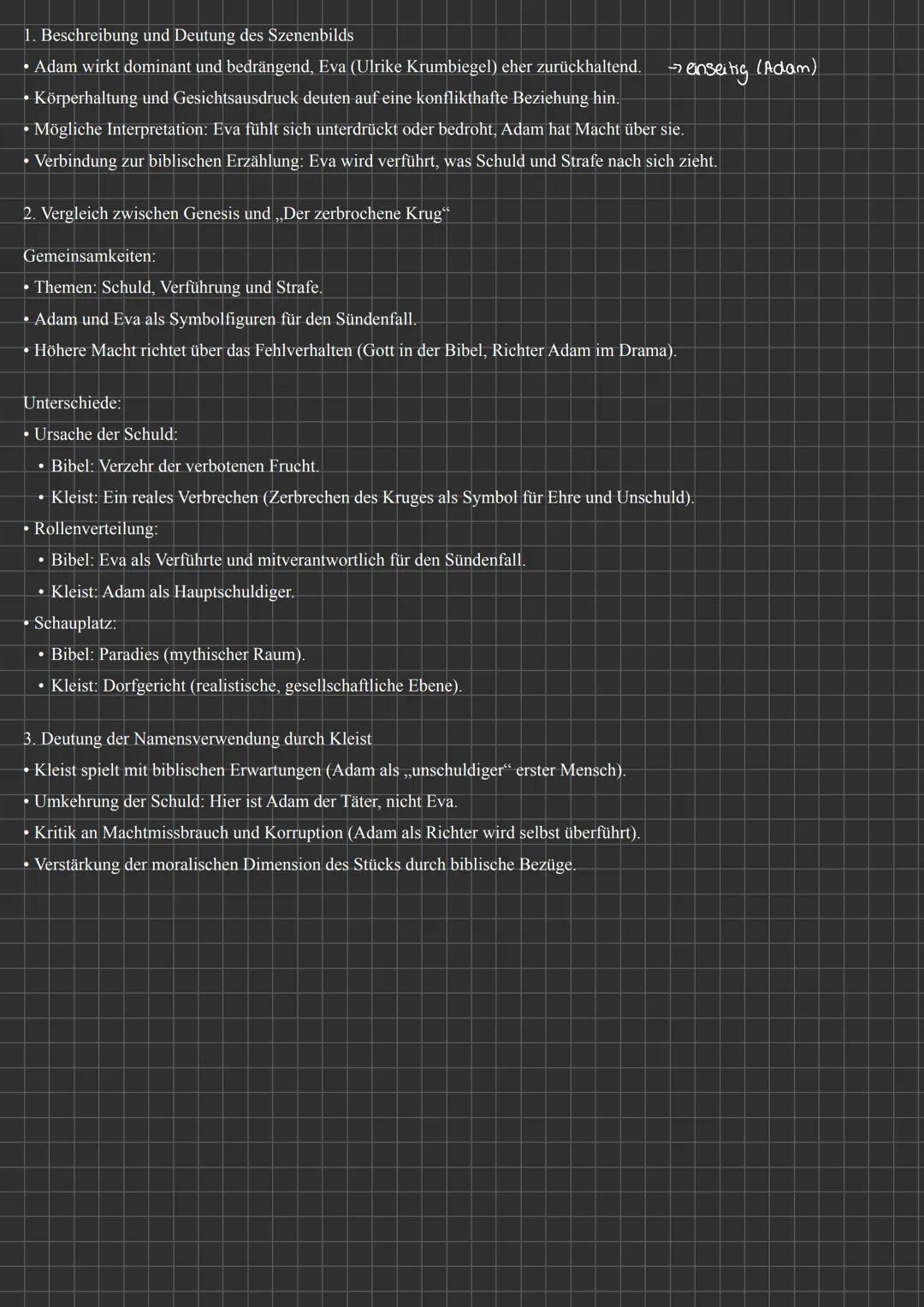--- OCR Start ---
28.01.25
Nr2
Eve steht in Kleists „Der zubrochene Krug zwischen zwei Welten
In Urvertrauen wird posonlich als auch sonal b