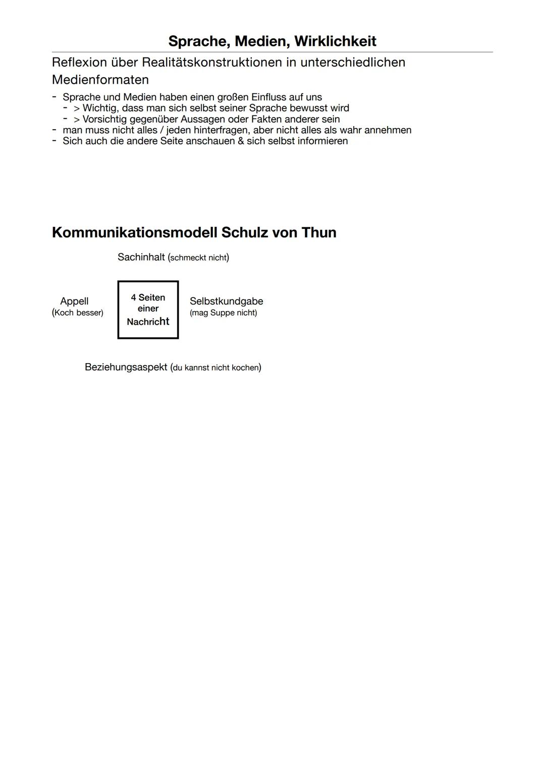 # Sprache, Medien, Wirklichkeit
Audiovisuelle oder auditive Medien
Medien sind Kommunikationsmittel, die dazu dienen, Informationen weiter