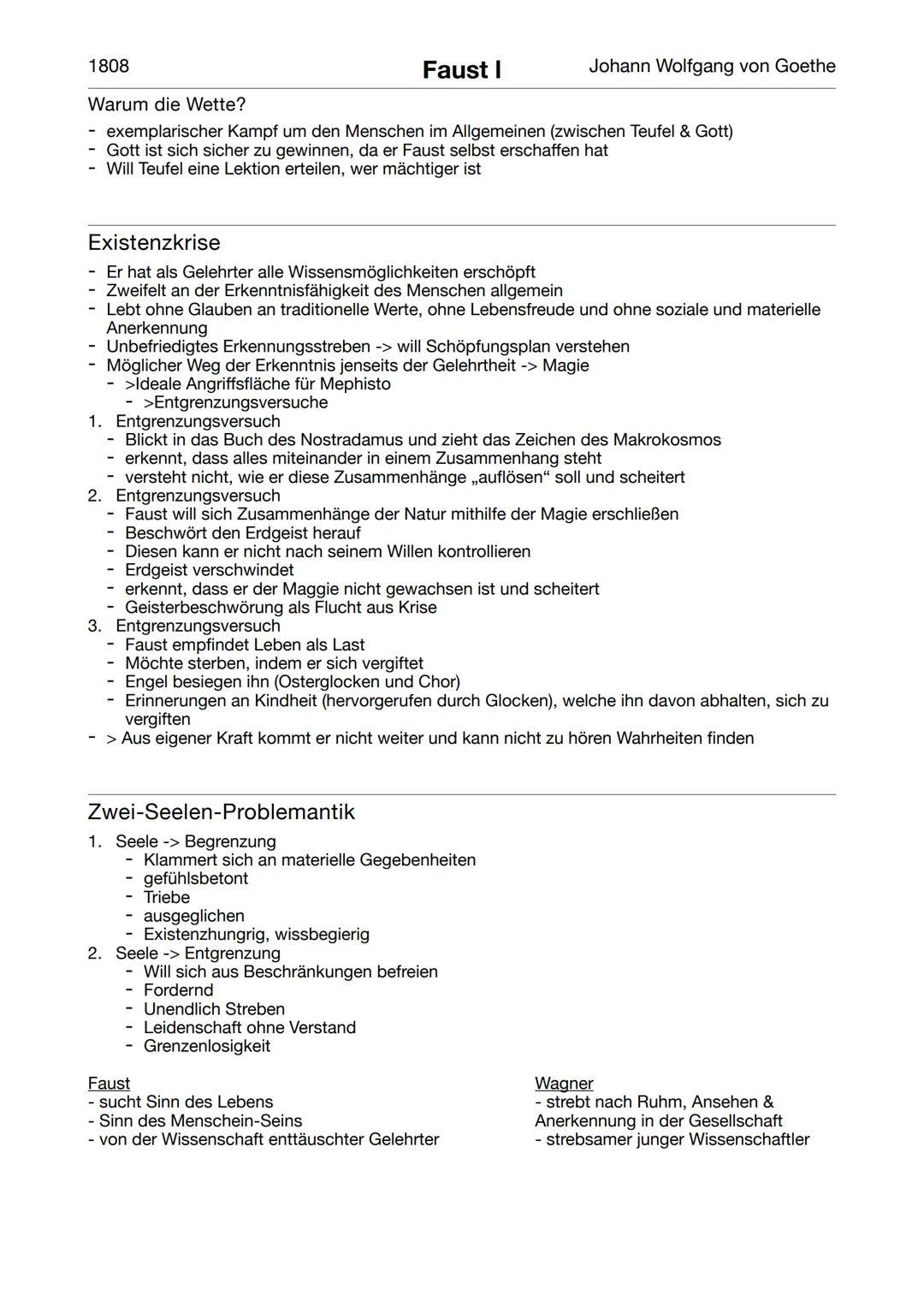 1808
„Faust. Die Tragödie erster Teil"
Drama (Tragödie)
Faust I
Johann Wolfgang von Goethe
Aufbau
1. Prolog im Himmel -> Rahmenhandlung