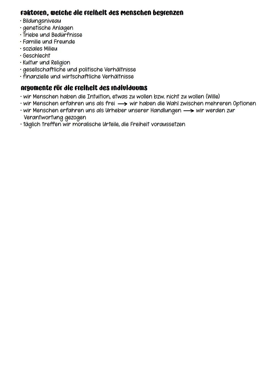 # Definition Freiheit
Freiheit ist die Möglichkeit, alles zu tun und uneingeschränkt Entscheidungen treffen zu
können. Dabei ist man körperl