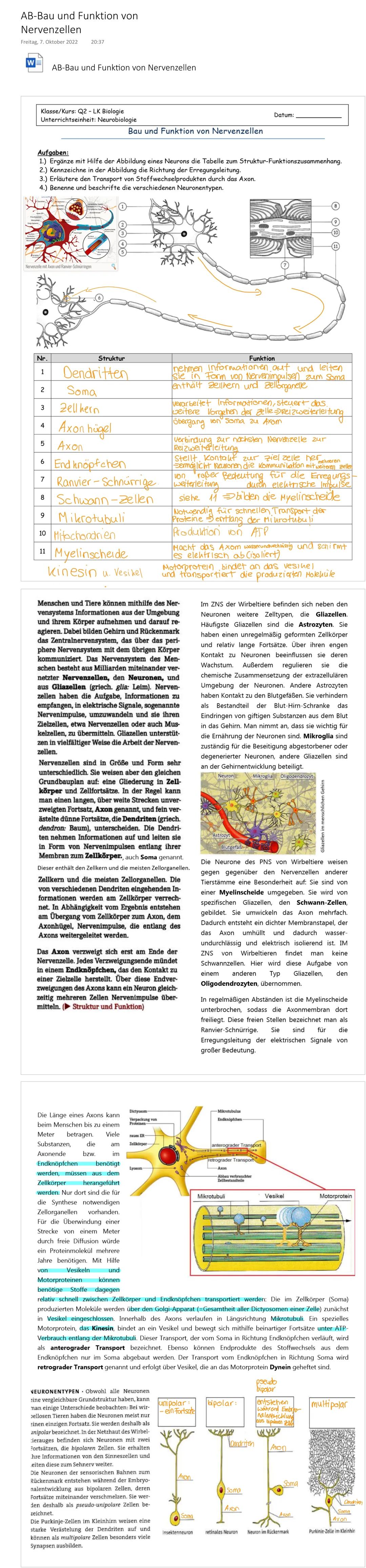 # Neurobiologie # Inhaltsverzeichnis
*   Nervensystem Aufbau
*   Bau und Funktion von Nervenzellen
*   Biomembran
*   Bioelektrizität
*   R