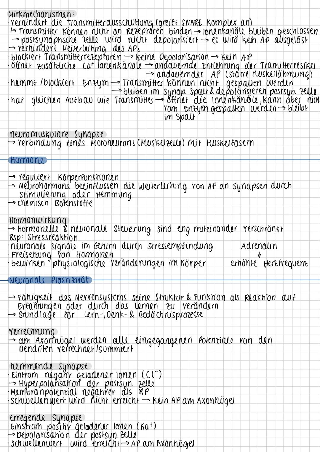 --- OCR Start ---
Membranpotenzial
elektrische Spannung durch Ladungsunterschied im extra- & inrazellulären
Raum
Runepolenzial
→Membranpoten