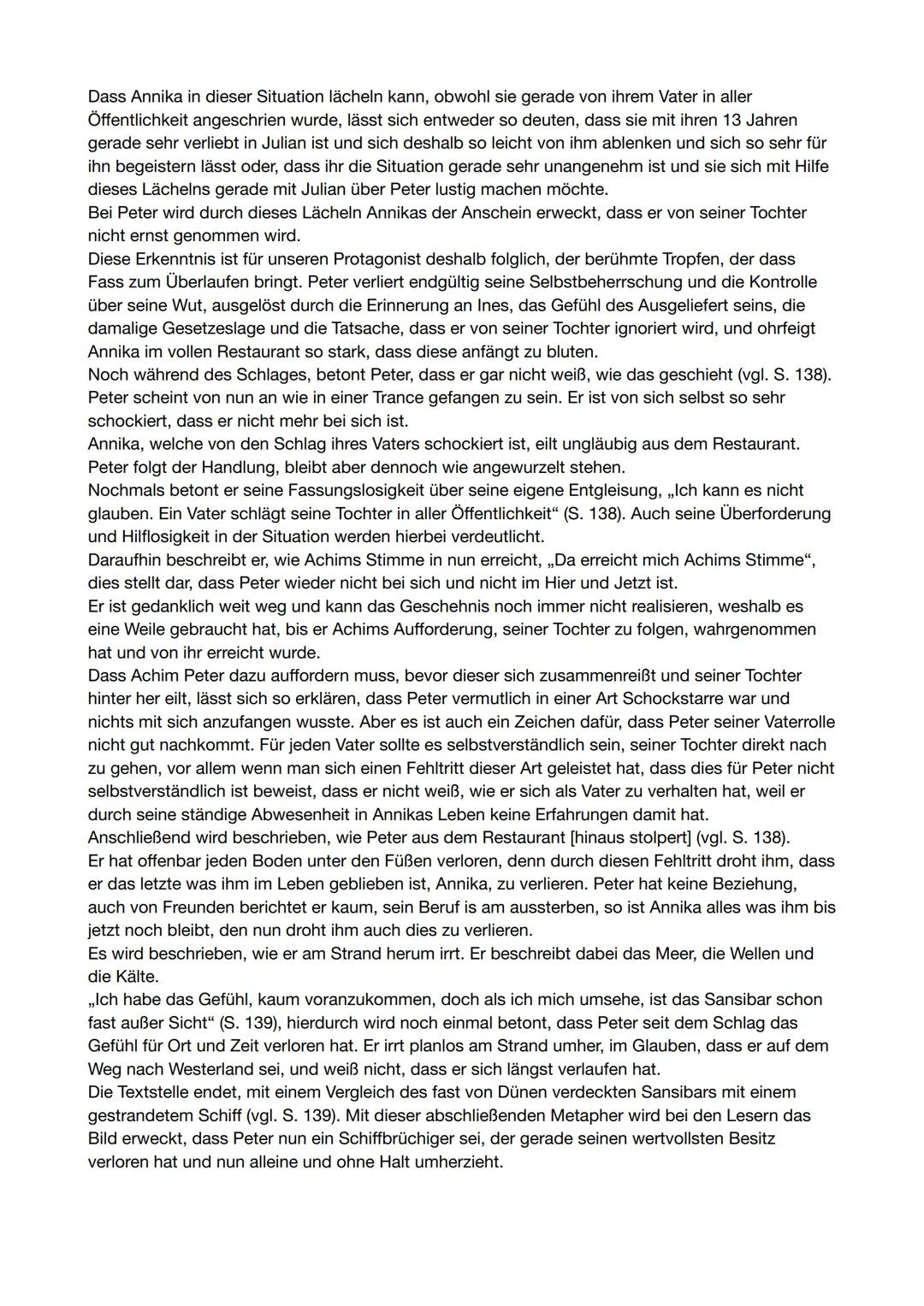 # Interpretation
(S. 137S. 139)
In dem 2010 im btb Verlag erschienen Roman „Die Liebe der Väter", von Thomas Hettche, handelt
es sich um ei