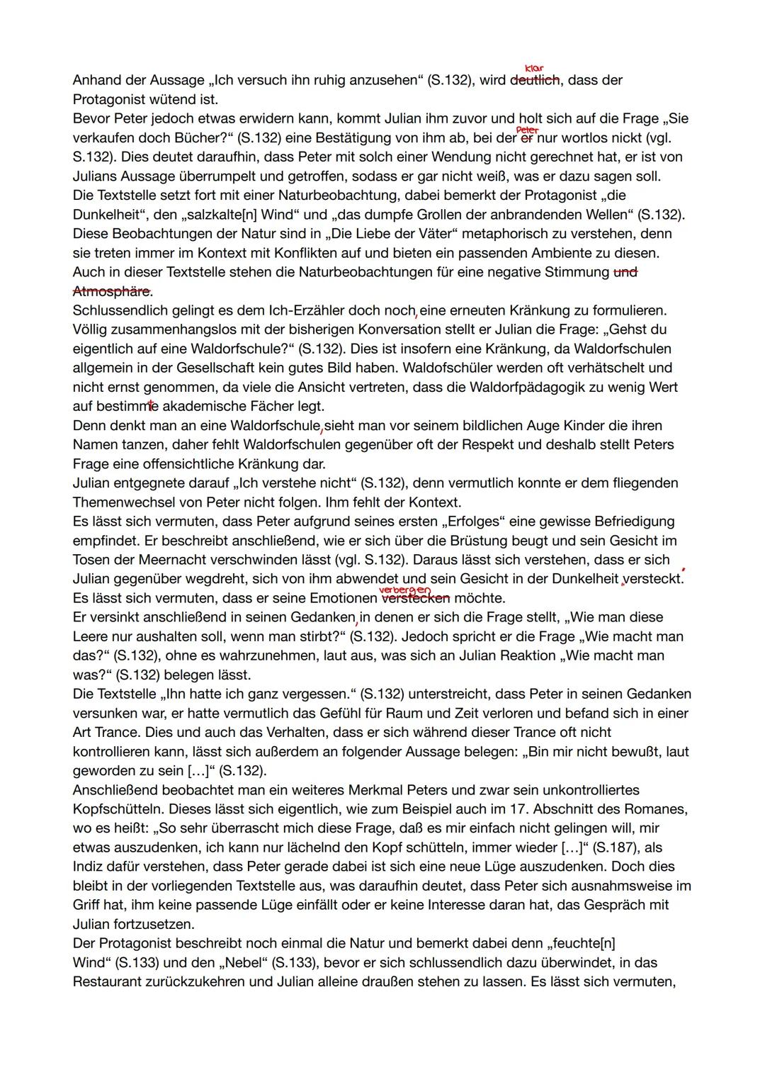 --- OCR Start ---
noc einmal
dass diese Handlung, Julian stehen zu lassen, ihm nichteinhaltung das Gefühl von Stärke und
Überlegenheit gibt.