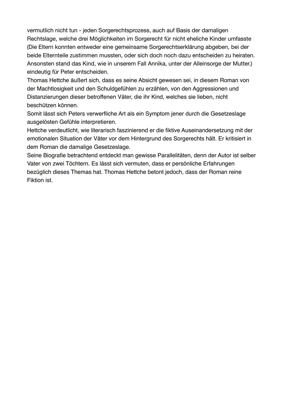 # Interpretationsaufsatz
Stelle: Abschnitt 17, S.165 (,,Ich habe plötzlich furchtbaren Durst.") bis S.166 (,,Ich habe
Angst vor der Angst v