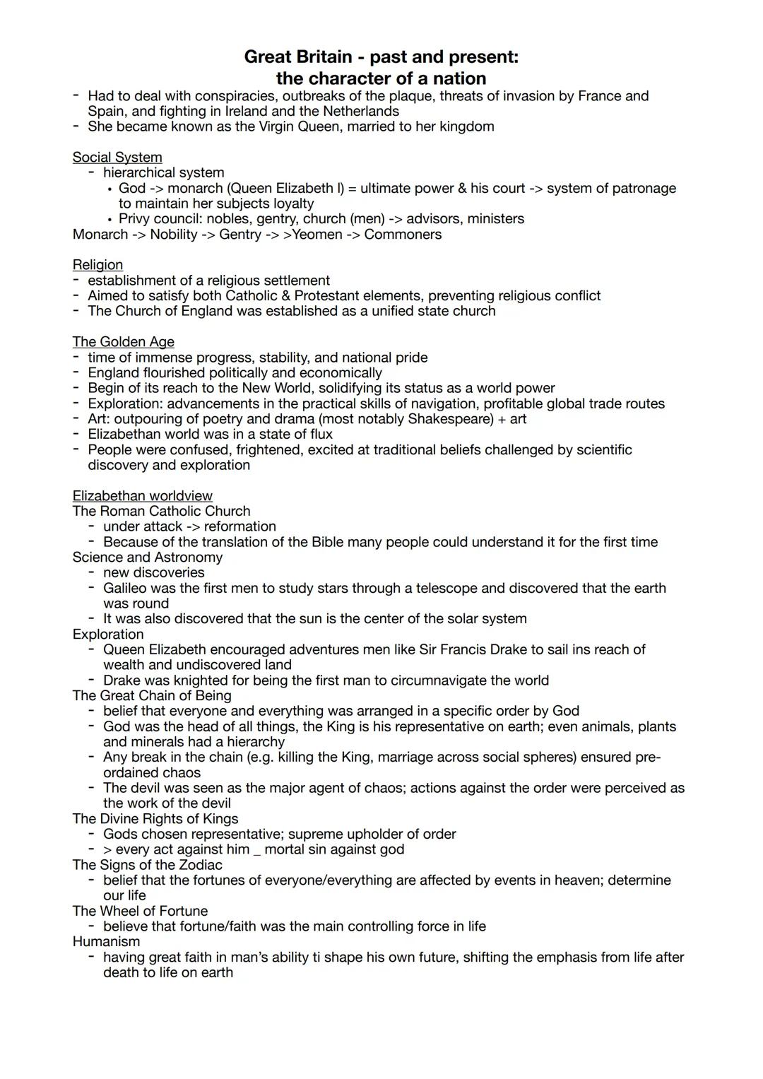 # Great Britain - past and present:
the character of a nation
Great Britain - tradition and change
BRITISH EMPIRE
- lasted from the late 1