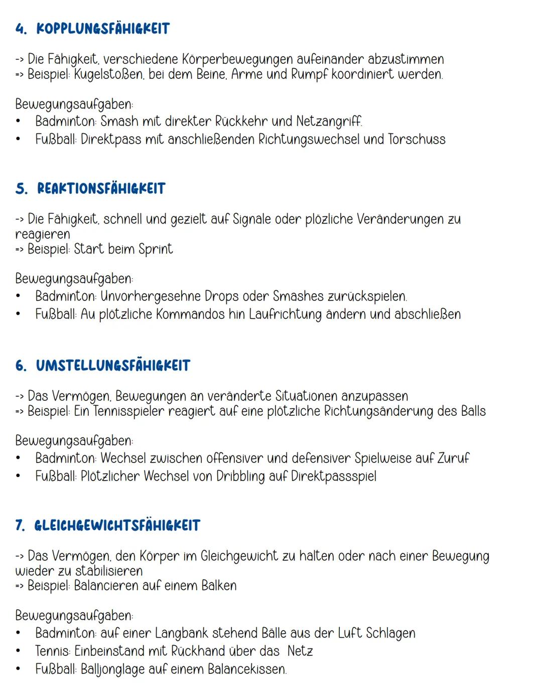 KOORDINATION # KOORDINATION
Koordinative Fähigkeiten und Koordinationsleistungen:
KOORDINATIVE FÄHIGKEITEN
(Personeninterne Voraussetzung)