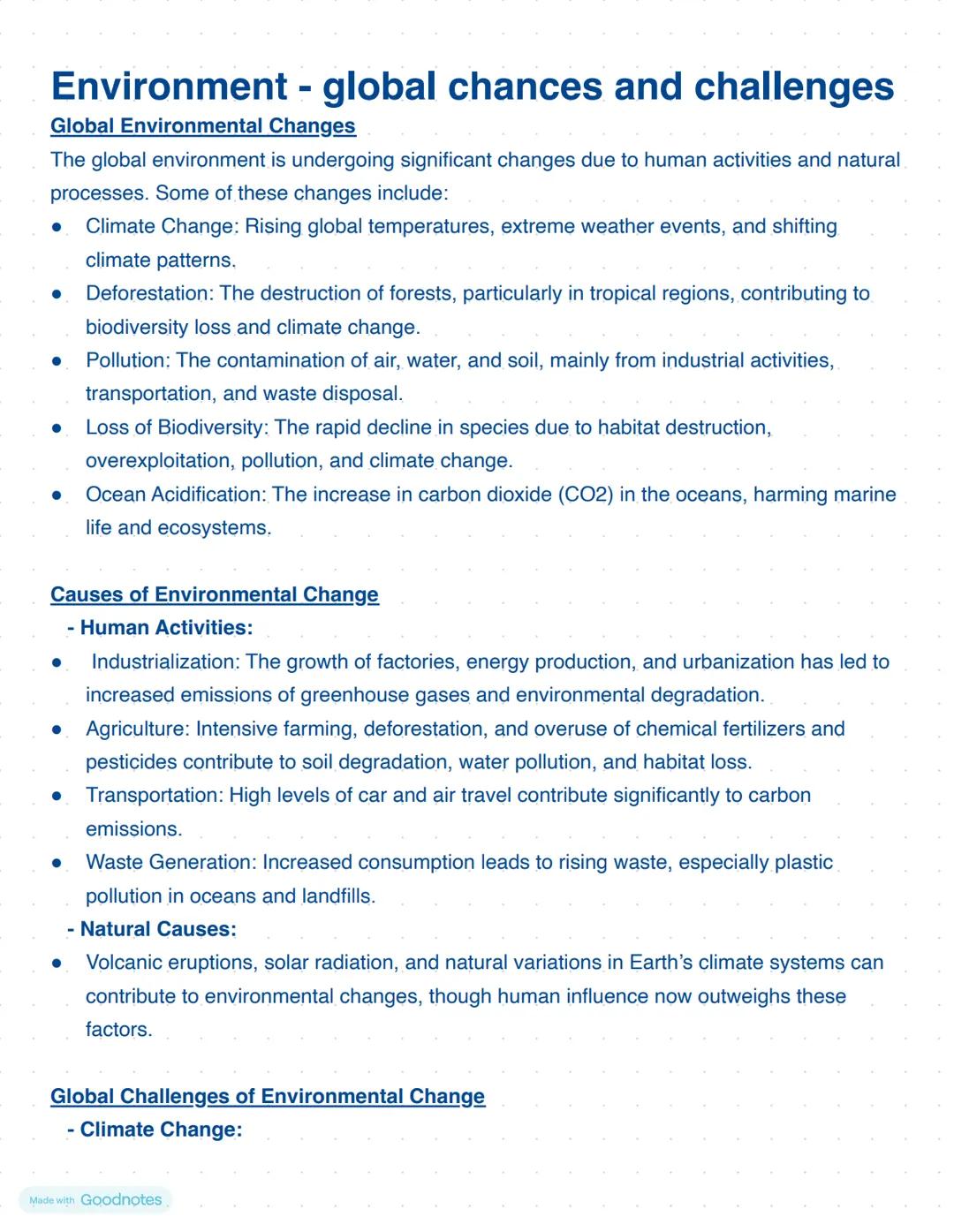 # Past to present - UK and America:
Made with Goodnotes # Globalisation
Notes from class:
Definition:
the process by which businesses or ot