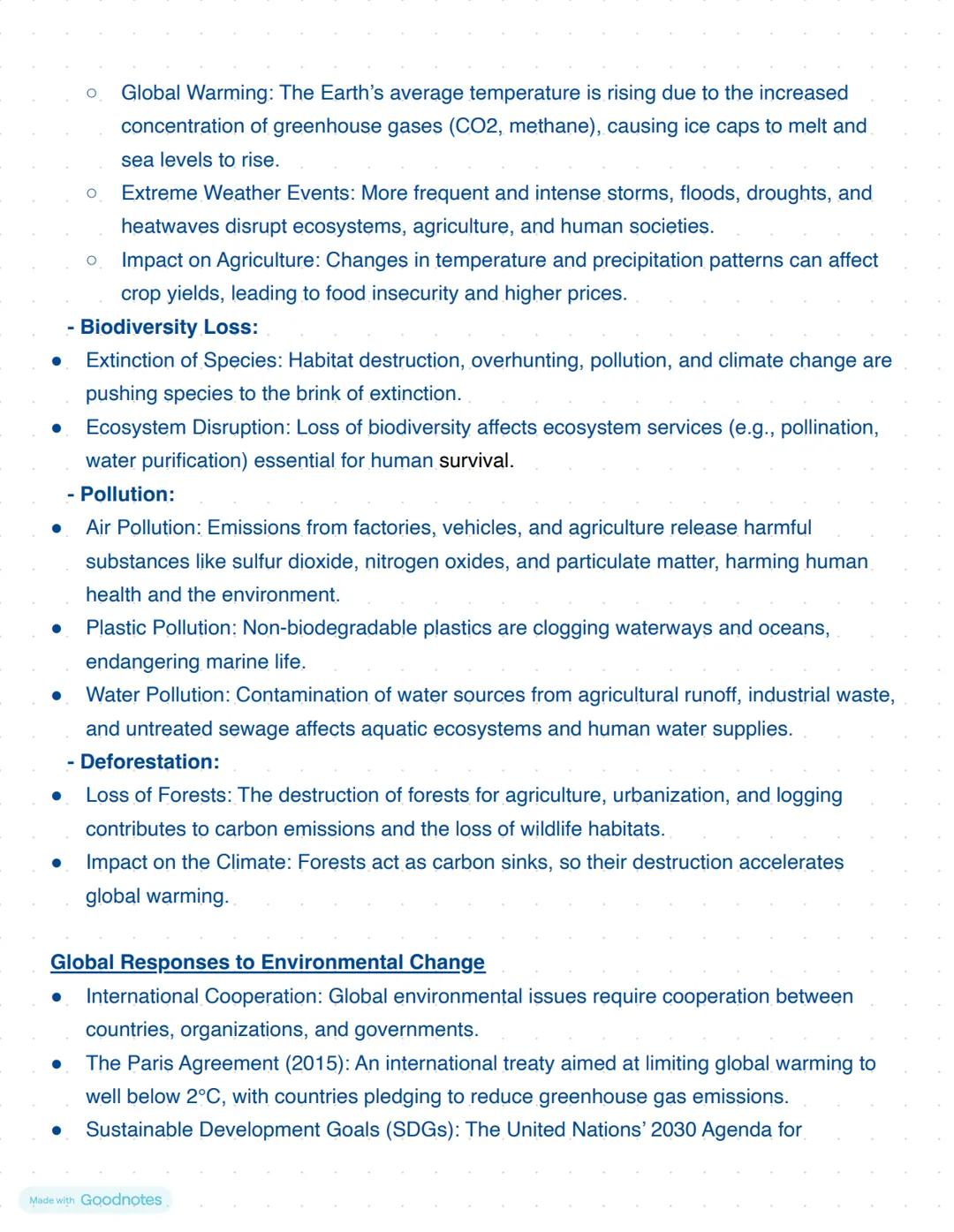 # Past to present - UK and America:
Made with Goodnotes # Globalisation
Notes from class:
Definition:
the process by which businesses or ot